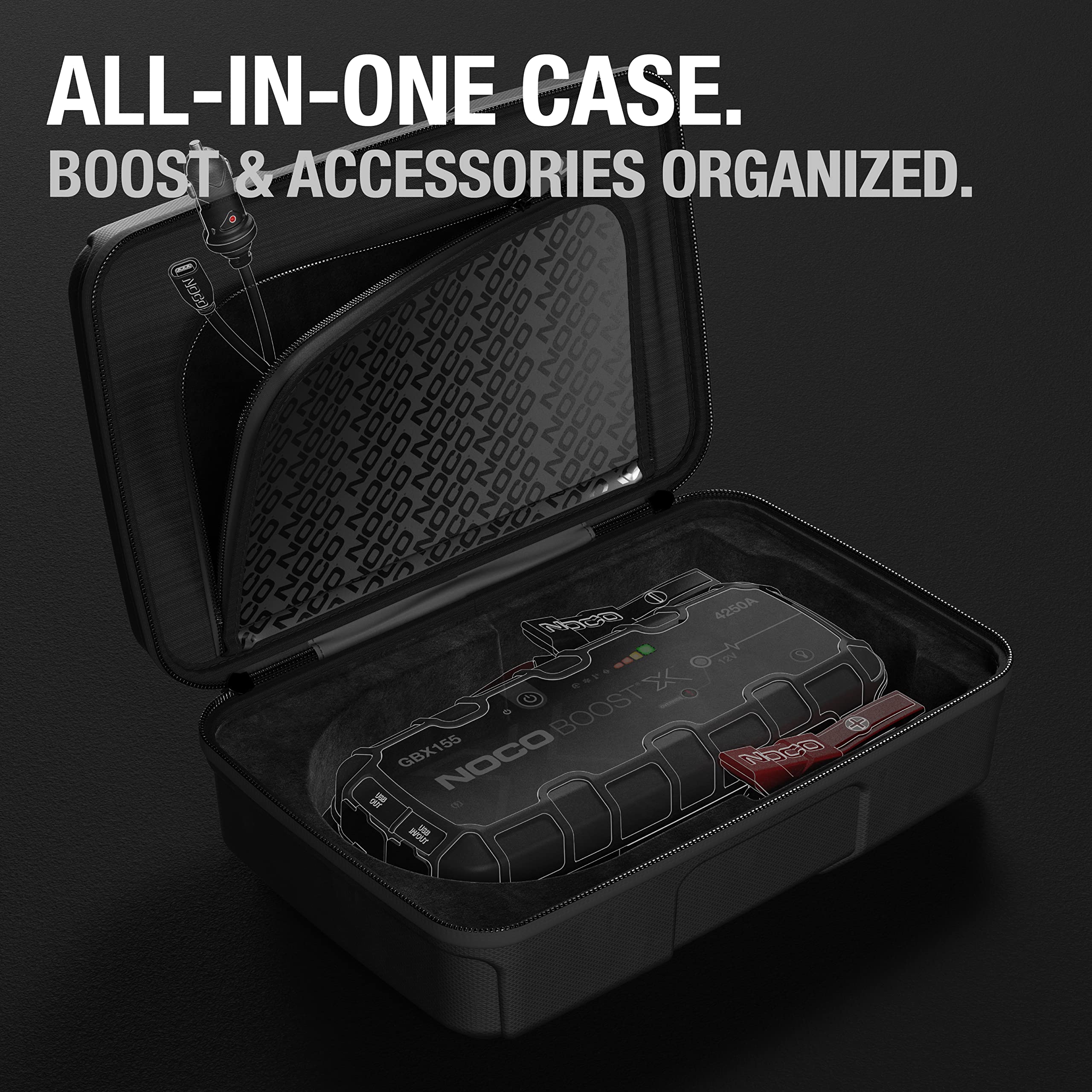 Noco Gbc104 Boost X Eva Protection Case For Gbx155 Ultrasafe Lithium Jump Starters