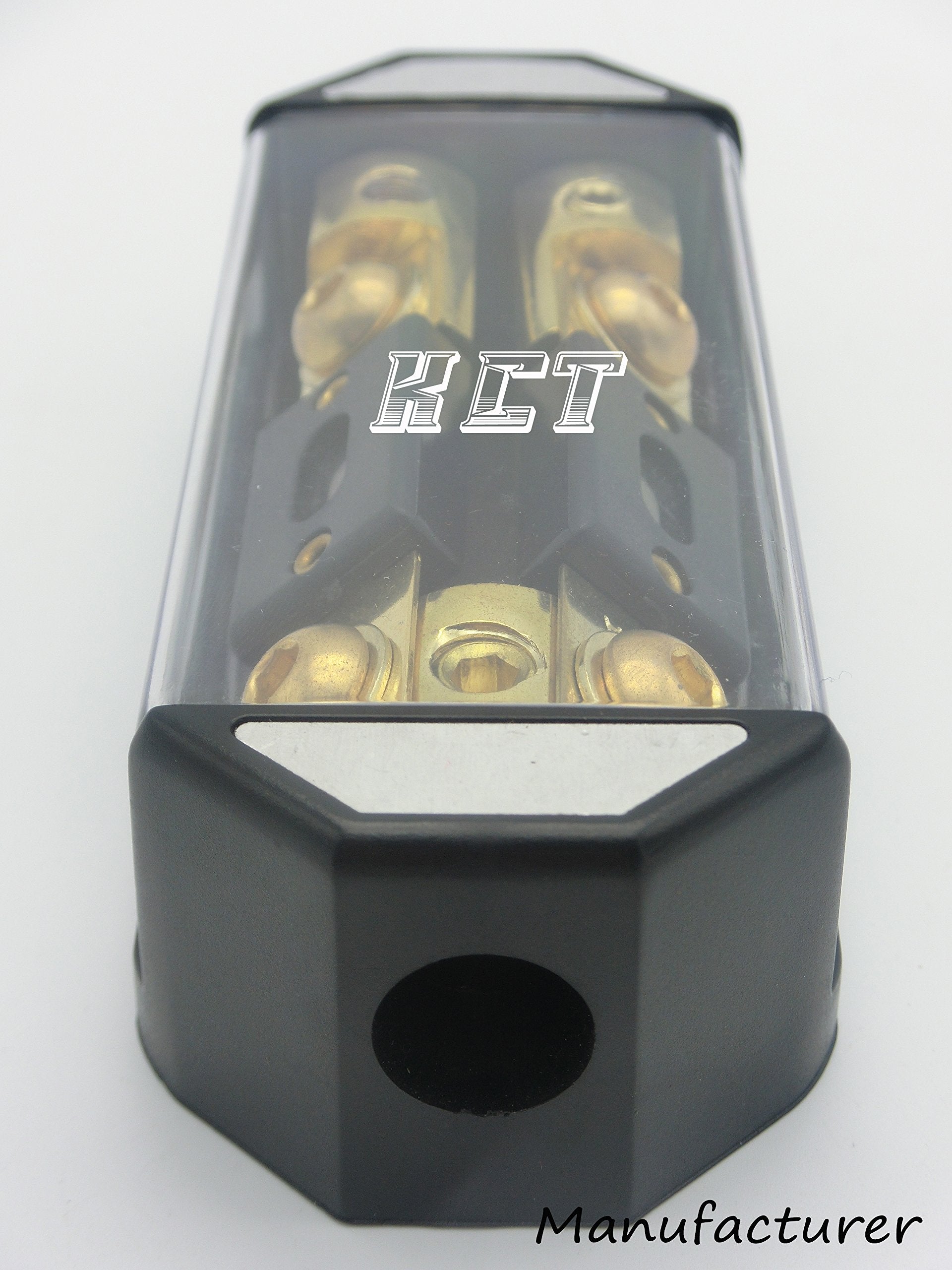 in-LINE ANL Fuse Holder 2 Way with Fuse 1X0GA-2X4GA Distribution Block Stereo/Audio/CAR