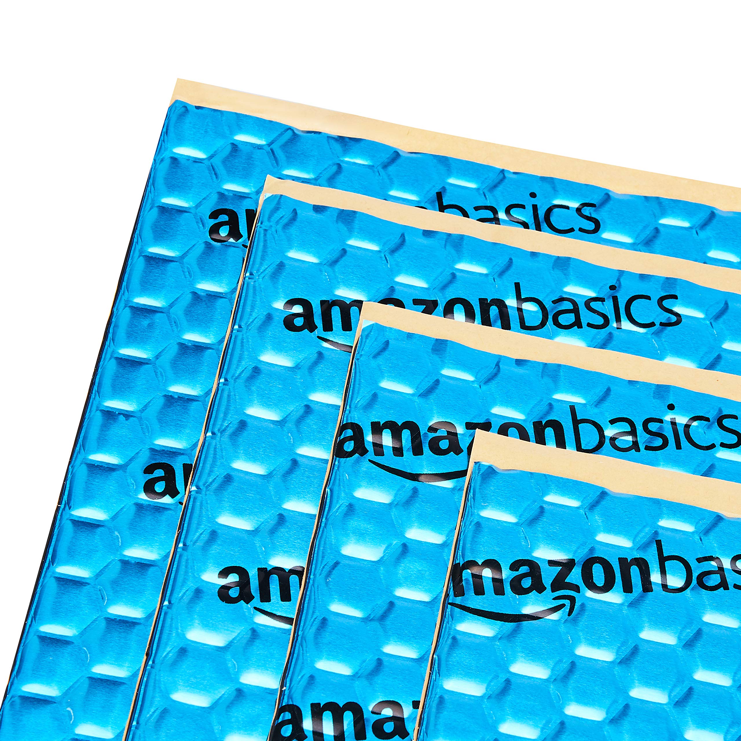 Amazon Basics Car Sound Deadening Mat, Rubber, 9.8″ x 15.7″, Blue, Model AMZ1903, 34-Piece Set