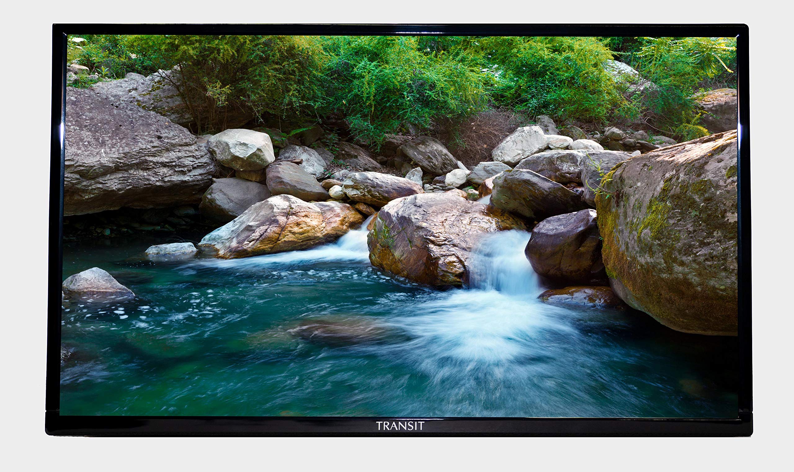 Free Signal Tv Transit 12 Volt Flat Screen Tv For Rv, 32 Inch Tv With Led Screen, Ac/Dc Powered With 1080P Hd Resolution, Hdmi/Usb Inputs, Use In Rvs, Campers, Boats And Off-Grid Applications