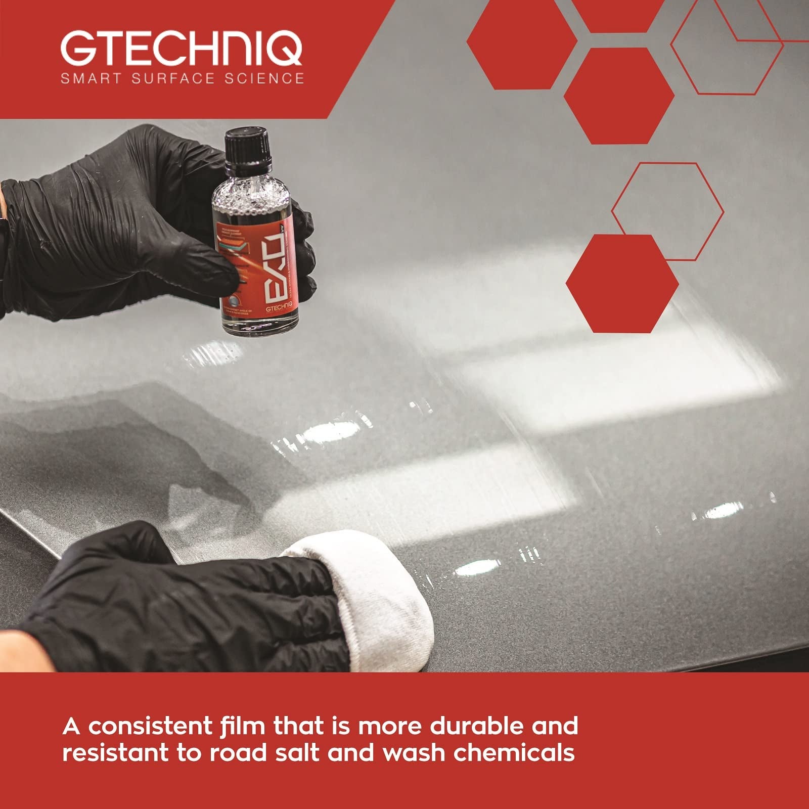 Gtechniq Exo V5 Crystal Hydrophobic, Dirt Repellent Coating For Cars, Easy To Apply - 30Ml (Sufficient For 1 Small-Med Car) - 18-24 Month Protection