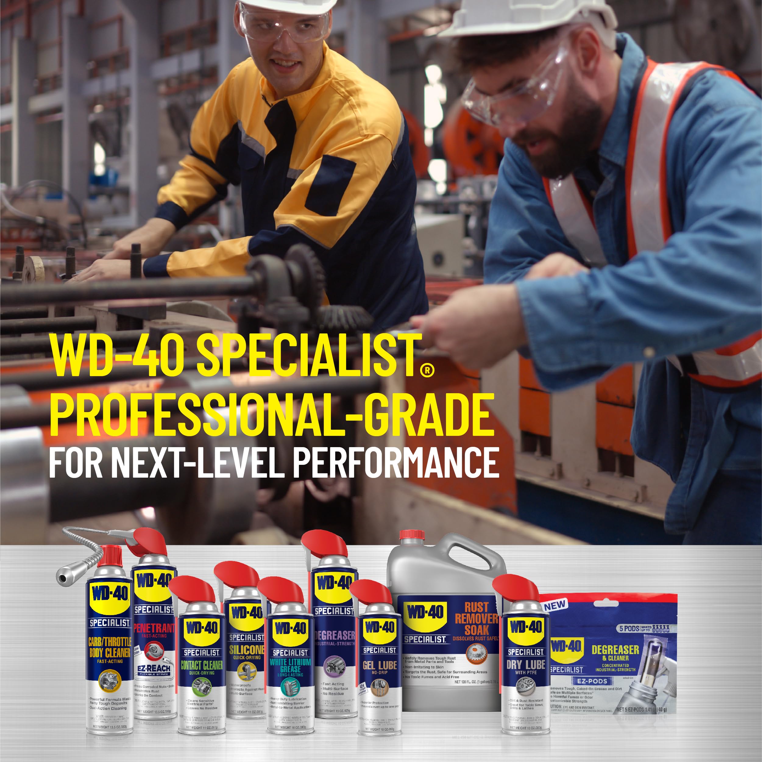 Wd-40 Specialist Roller Chain Non-Fling Lubricant, 10 Oz [6-Pack]