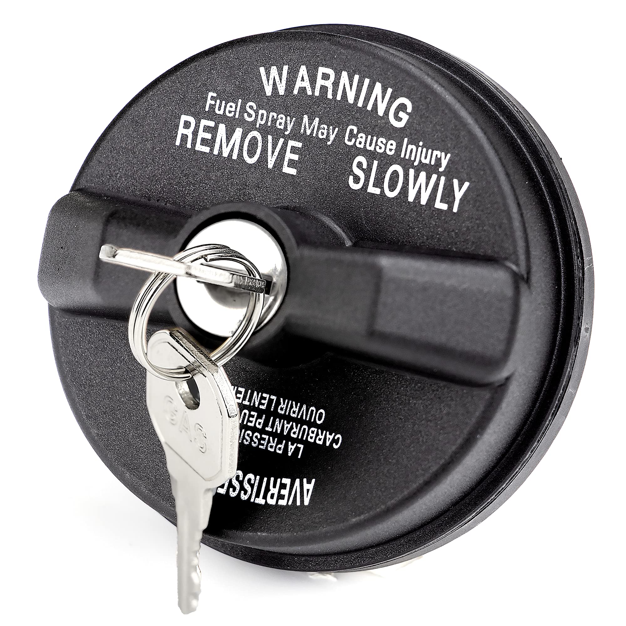 Locking Gas Cap, Lock Fuel Cap For Jeep Wrangler Jk Tj, Liberty, Cherokee, Compass, Grand Cherokee, Commander, Patriot & Dodge Ram 1500 2500,Journey,Caravan,Charger,Challenger,Dakota,Durango,Avenger