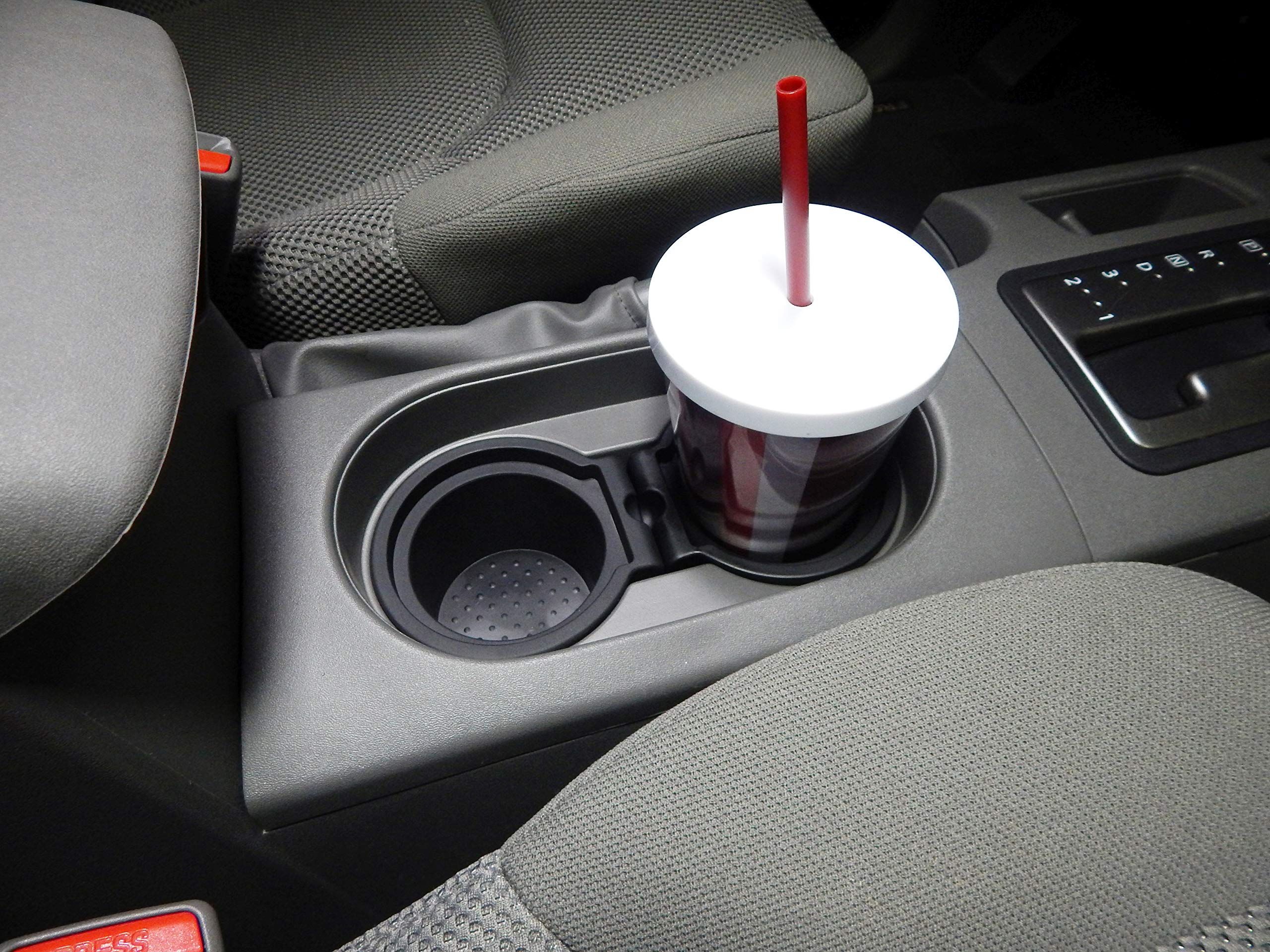 Red Hound Auto 2 Cup Holder Inserts 2005-2019 Compatible with Nissan Frontier, Xterra, 2005-2012 Pathfinder Rubber Cup Beverage