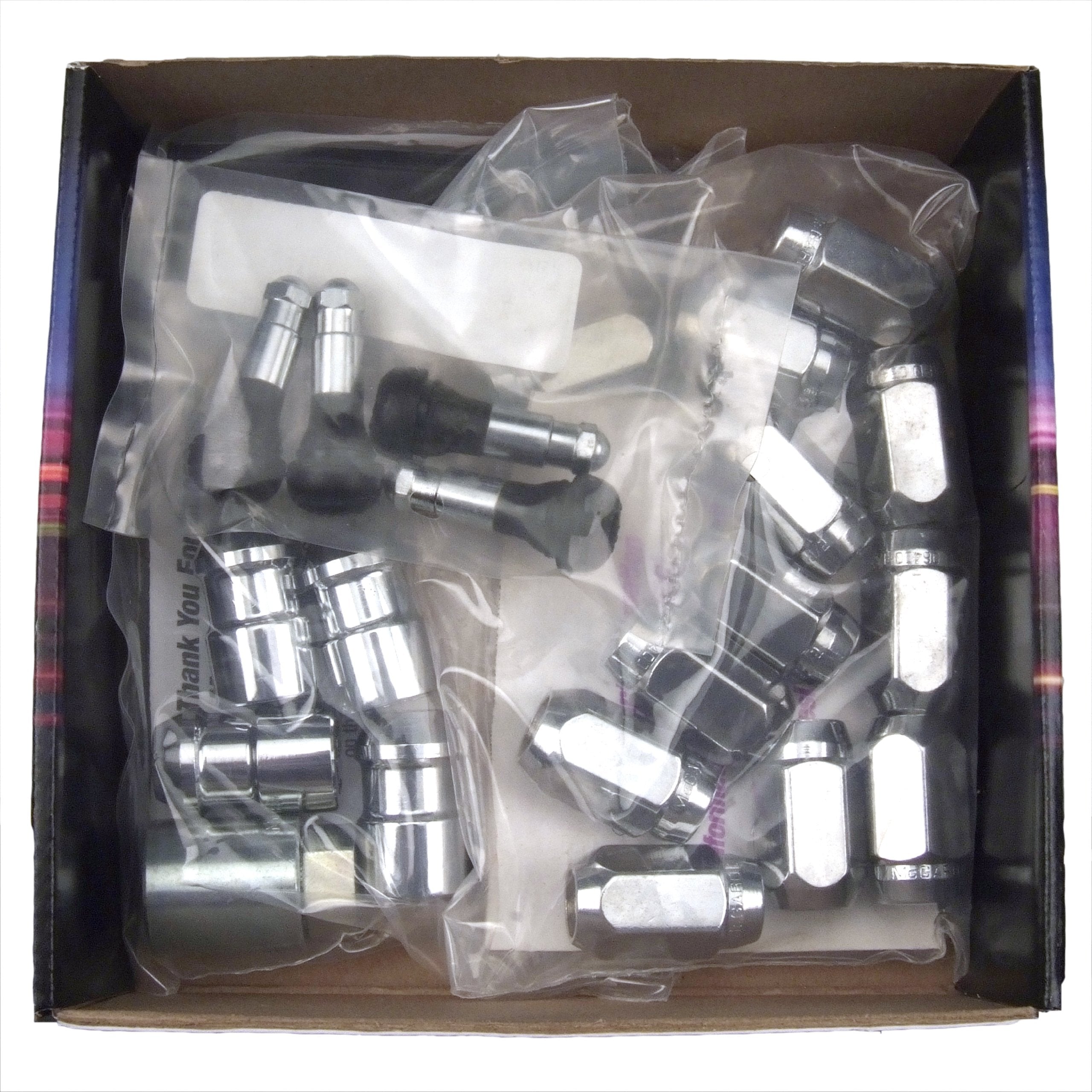 Mcgard 84525 Chrome Cone Seat Wheel Installation Kit(M14 X 1.5 Thread Size) - 5 Lug Set