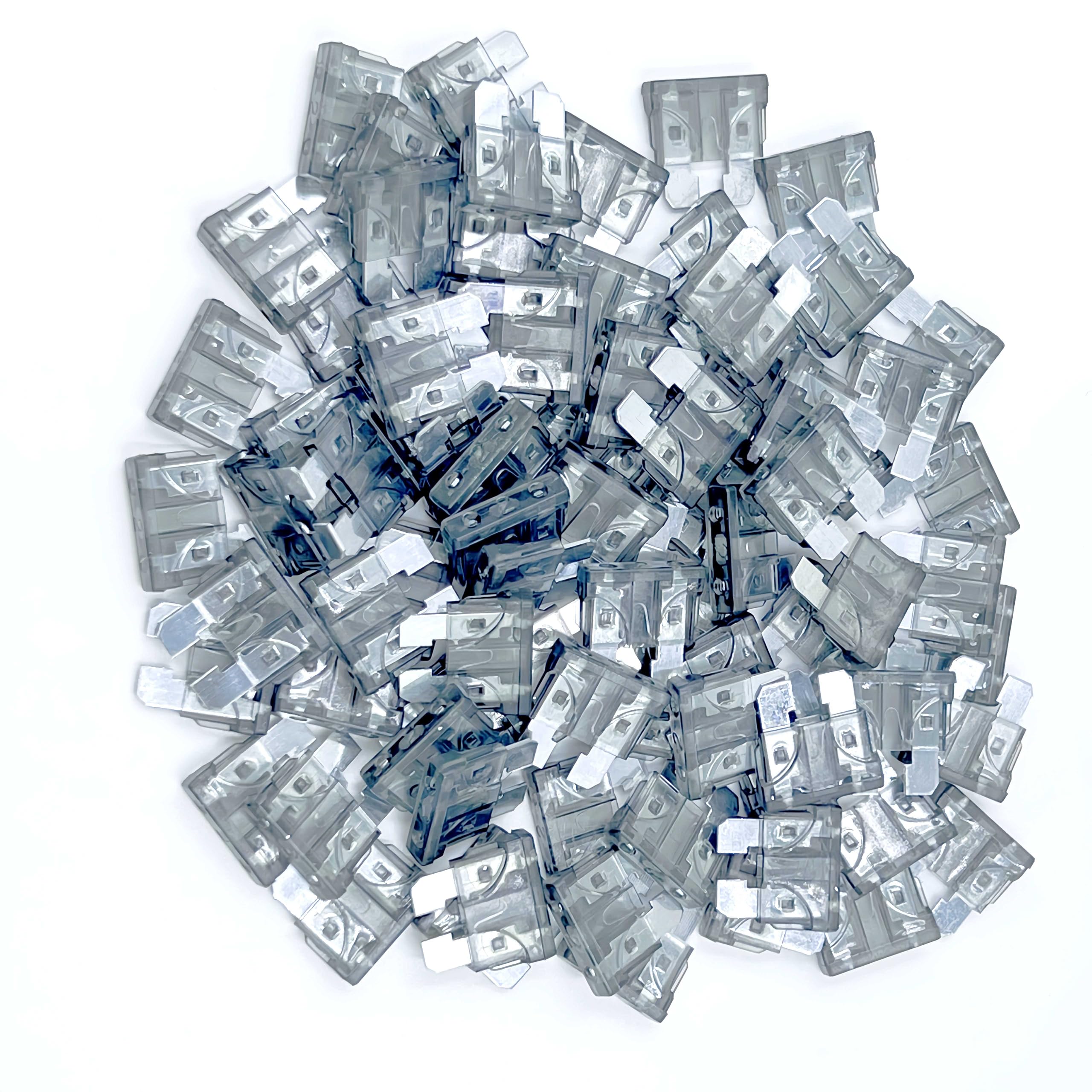 Xjlsgxusg 80Pcs 2Amp Standard Car Fuses, Blade Fuse Assortment Kit For Car, Marine, Truck, Rv Fuse Replacement