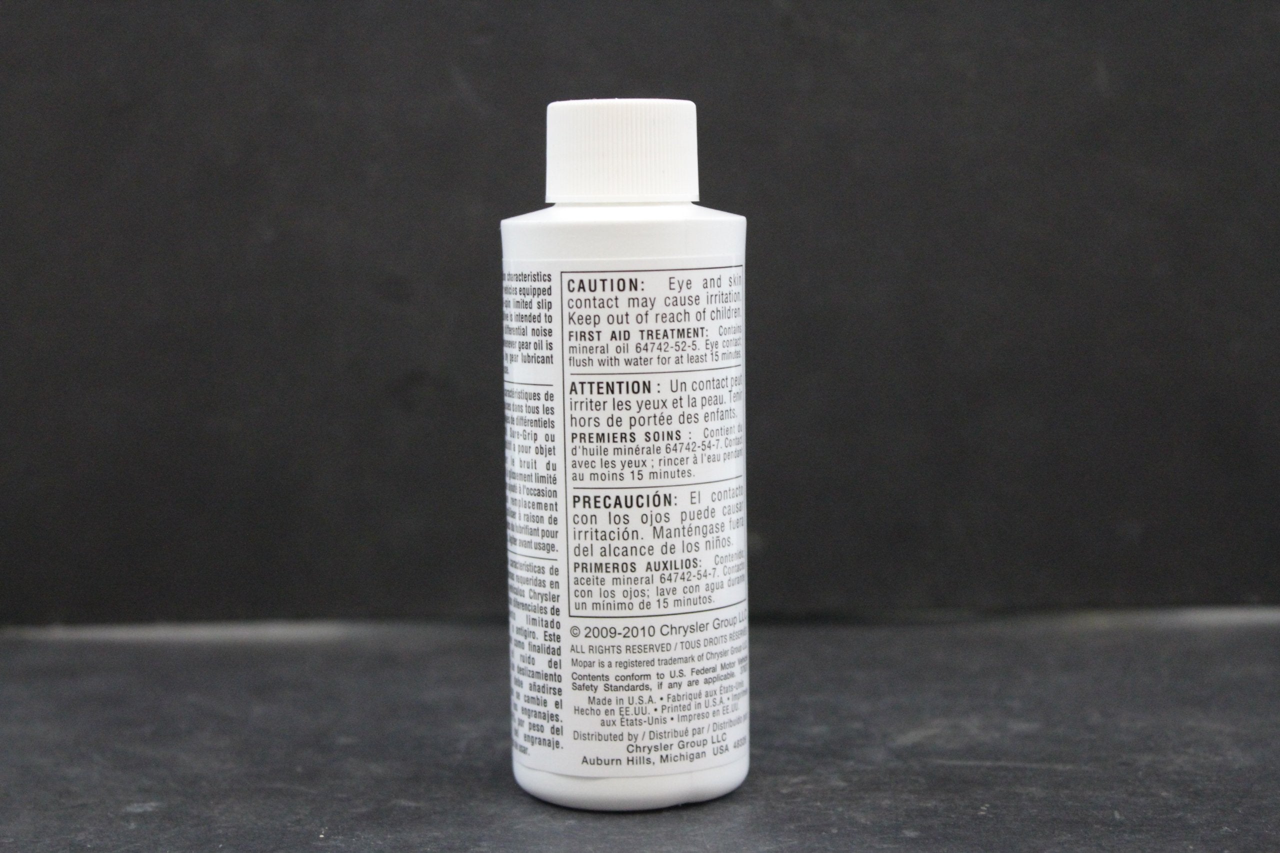 Genuine Mopar Fluid 4318060Ab Limited Slip Additive - 4 Oz. Bottle