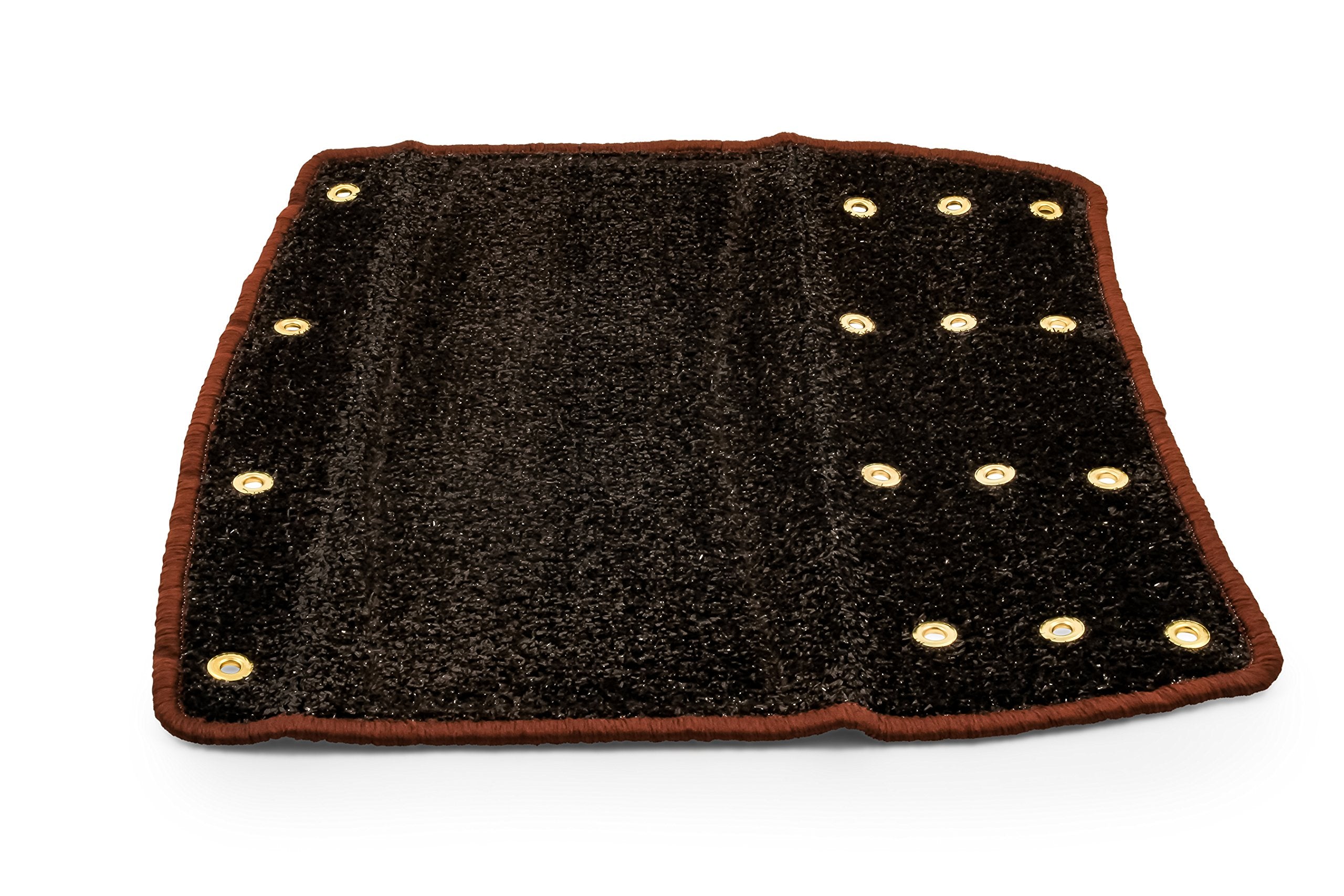Camco 42949 Rv Step Rug (Premium Radius Wrap Around Step Rug, Turf Material (22 Wide) - Brown)