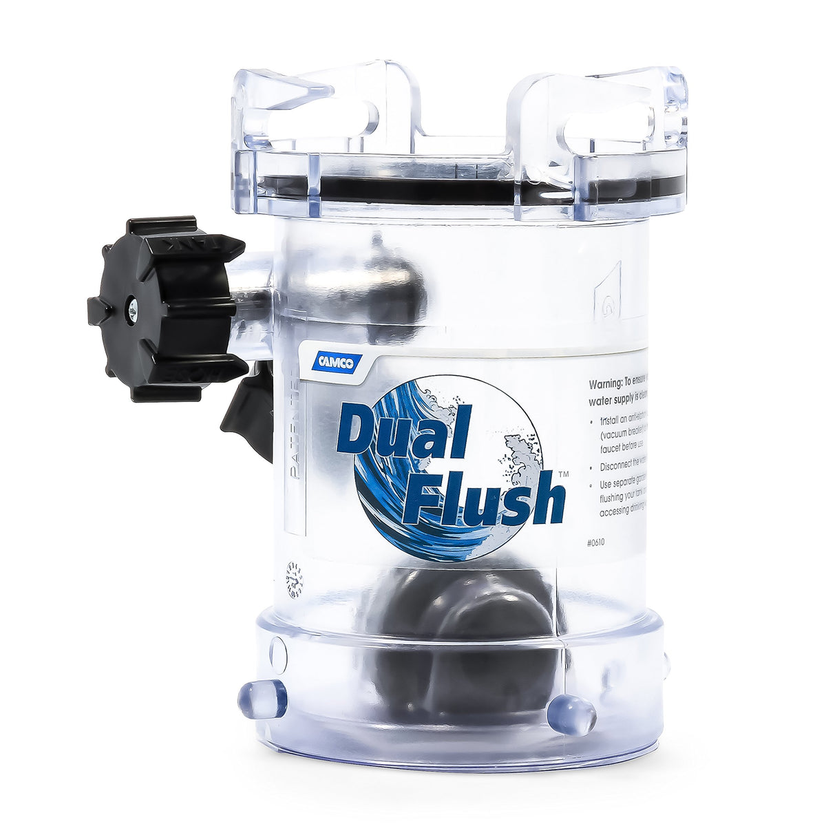 Camco Dual Flush Camper & RV Holding Tank Rinser - Features 2-Way Jet Cleaning Action That Helps Reduce Odors and Malfunctions i
