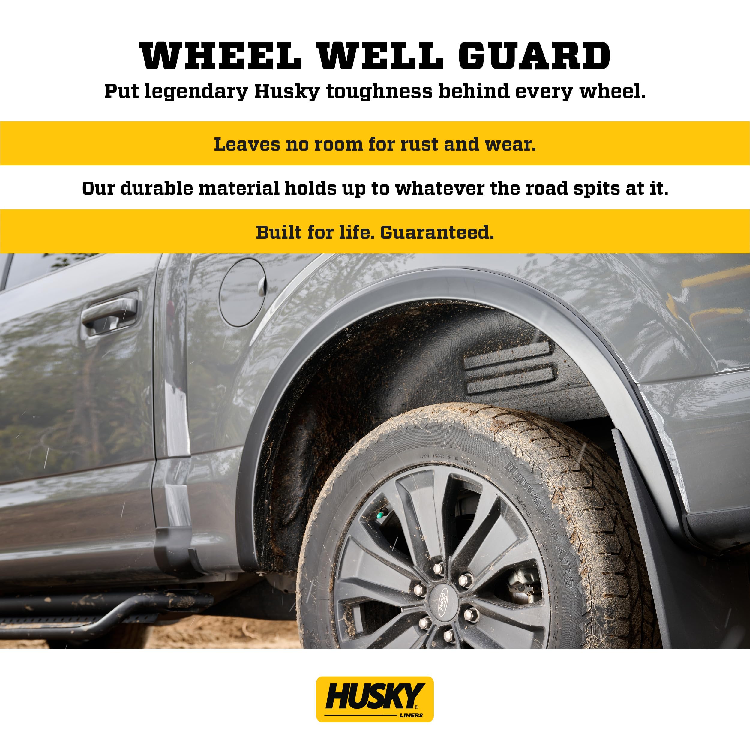 Husky Liners - Rear Wheel Well Guards | Fits 2019-2024 Chevrolet Silverado 1500 (Excludes Zr2, Lt & Custom Trail Boss), 2 Pc. |