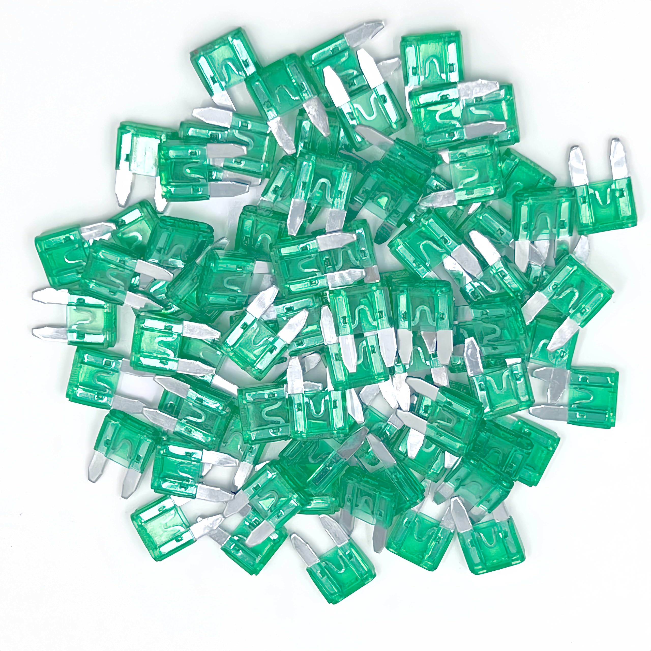 Xjlsgxusg 80Pcs 30Amp Mini Car Fuses, Blade Fuse Assortment Kit For Car, Marine, Truck, Rv Fuse Replacement