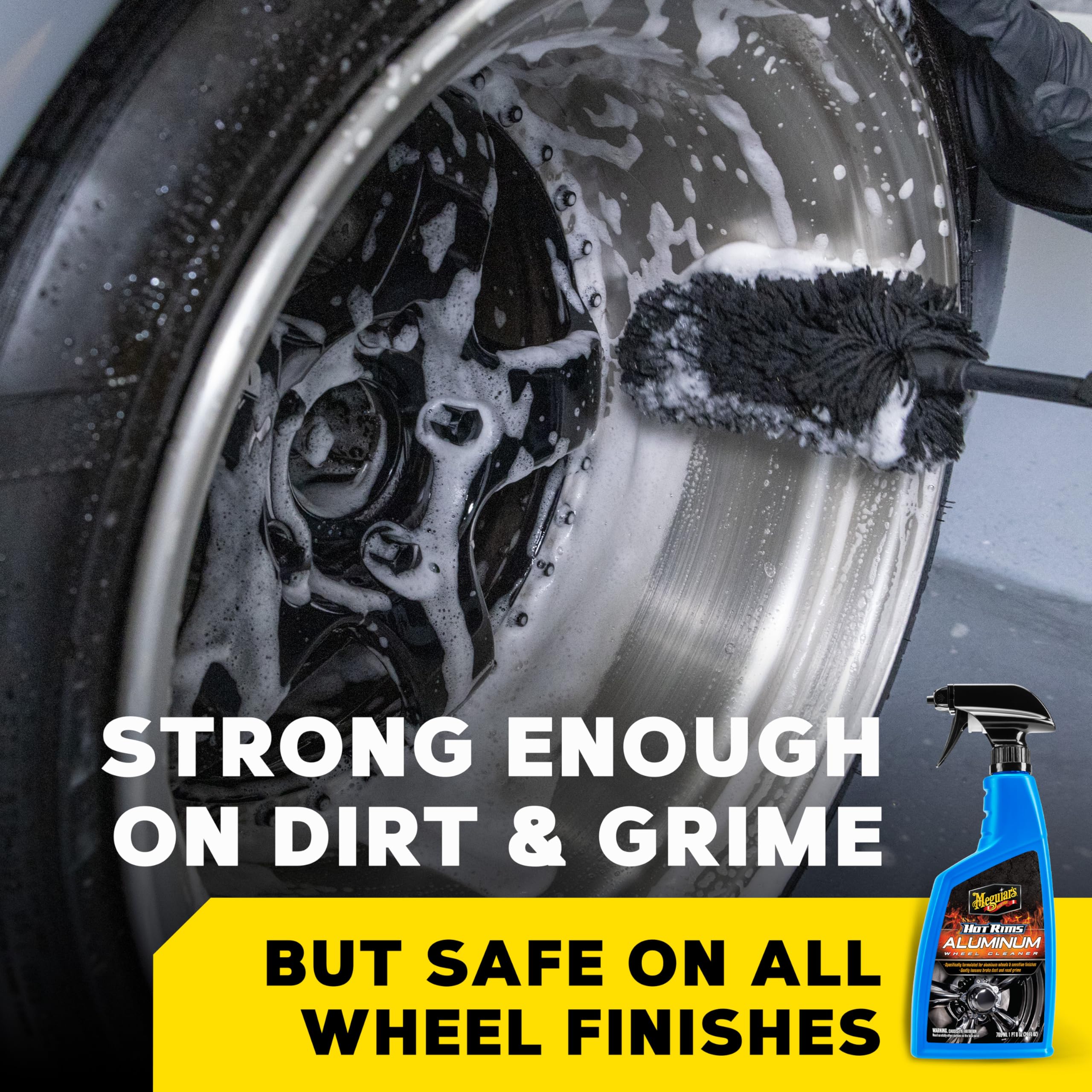 Meguiar'S G14324 Hot Rims Aluminum Wheel Cleaner - 24 Oz Spray Bottle