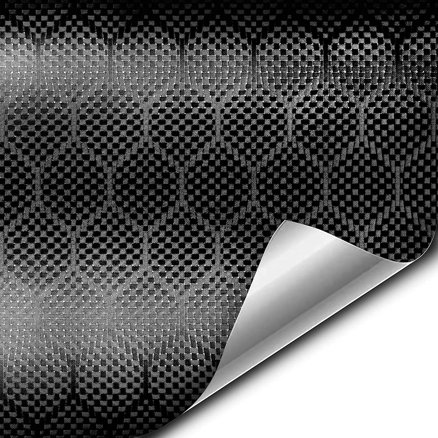 V2 Hex Carbon Black Vinyl Car Wrap (1Ft X 5Ft)