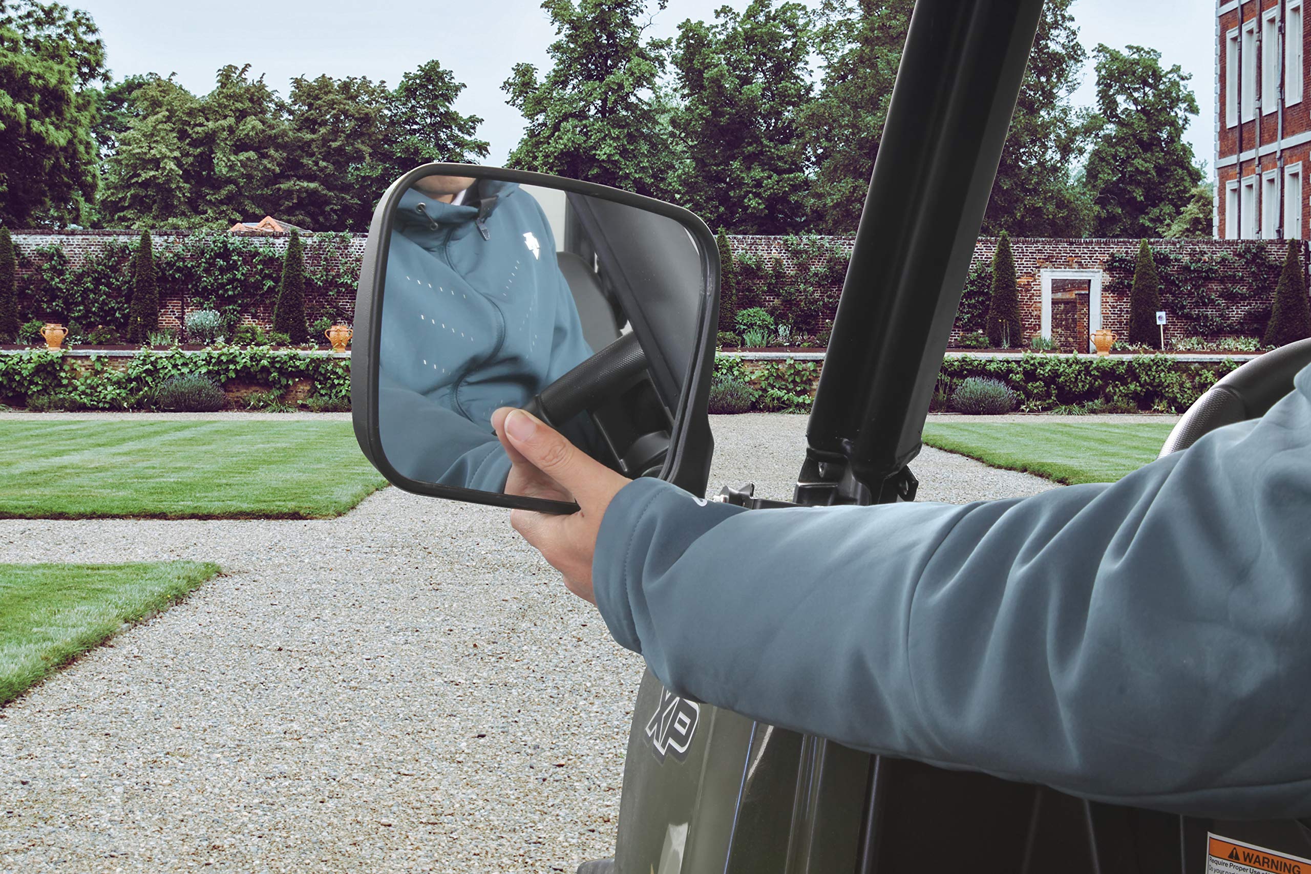 SAUTVS Rear View Side Mirrors for Ranger 500 570 900, Adjustable Folding Side View Mirrors for Polaris Ranger 500 2017-2022, Ran