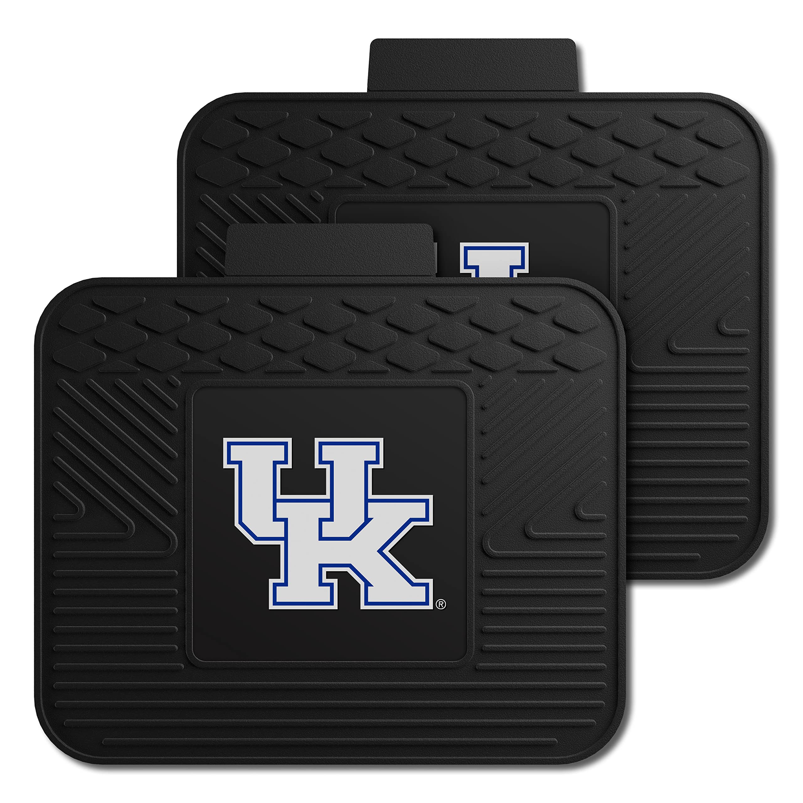 Fanmats University of Kentucky Wildcats Set of 4 Car Mats for Cars, SUV, Pickups - All Weather Protection, Deep Reservoir Design
