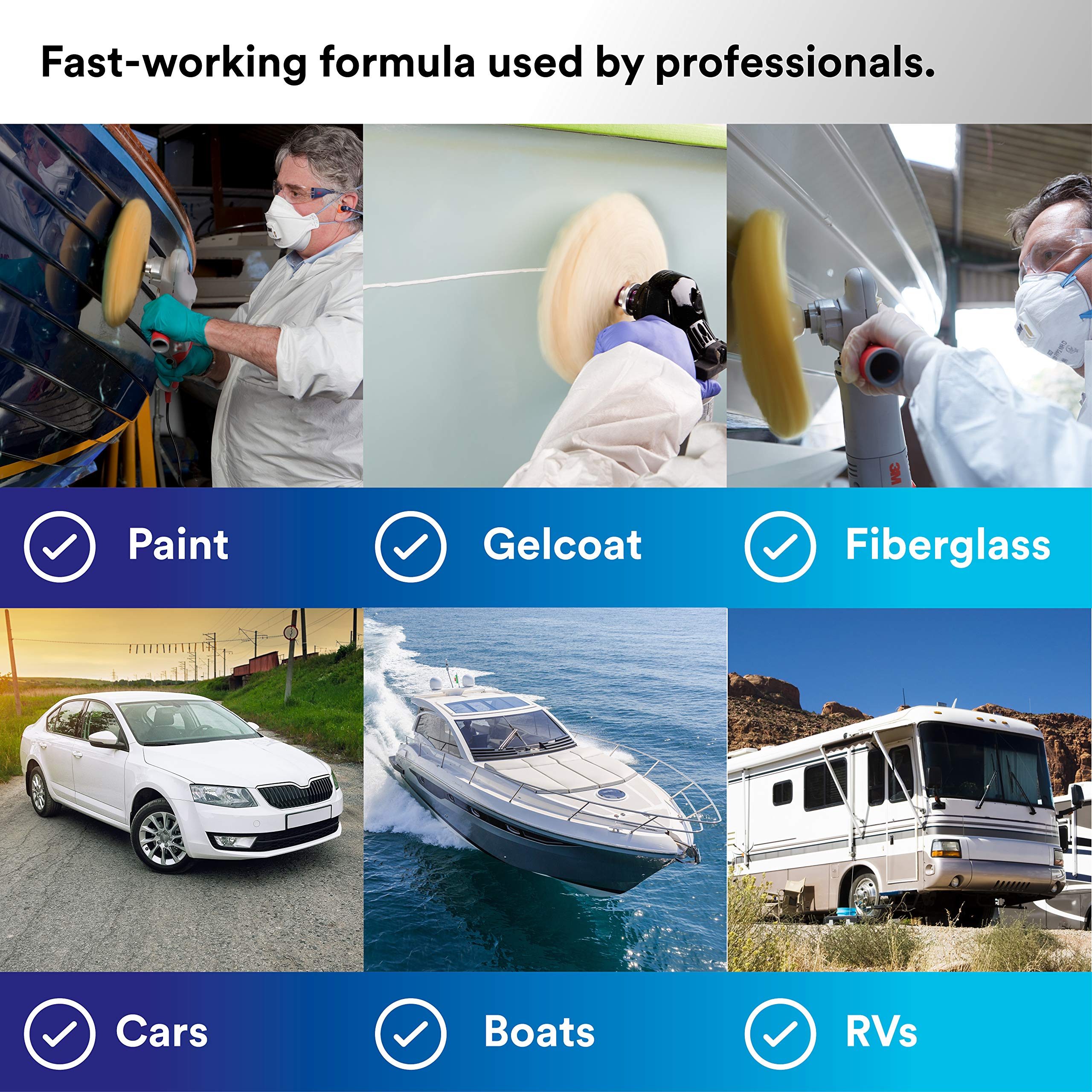 3M Finesse-It Ii Machine Polish, 05929, 1 Gal