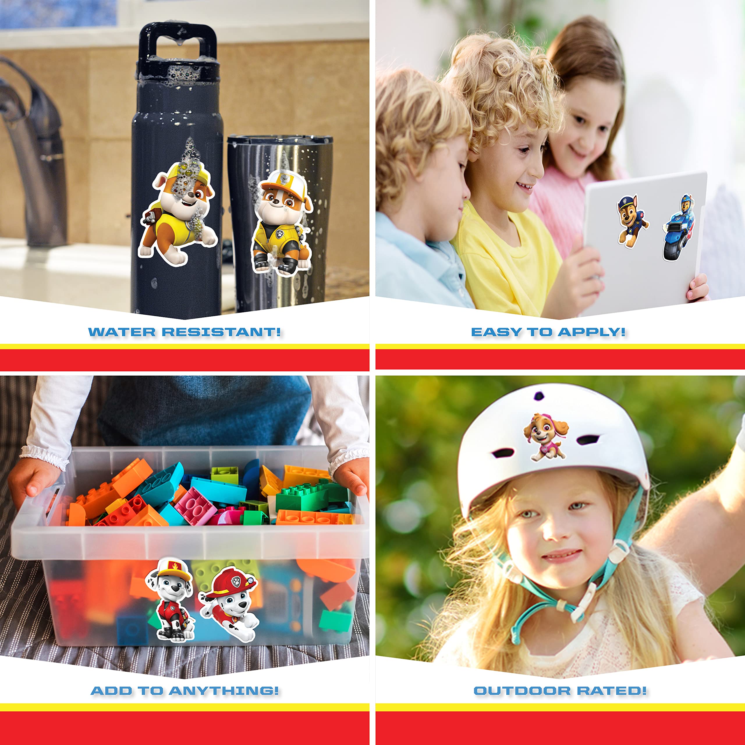 Paw Patrol Decals - Set Of 12 Paw Patrol Stickers For Kids And Adults - Vinyl Decals For Laptop, Tumbler, Water Bottle, Vehicles