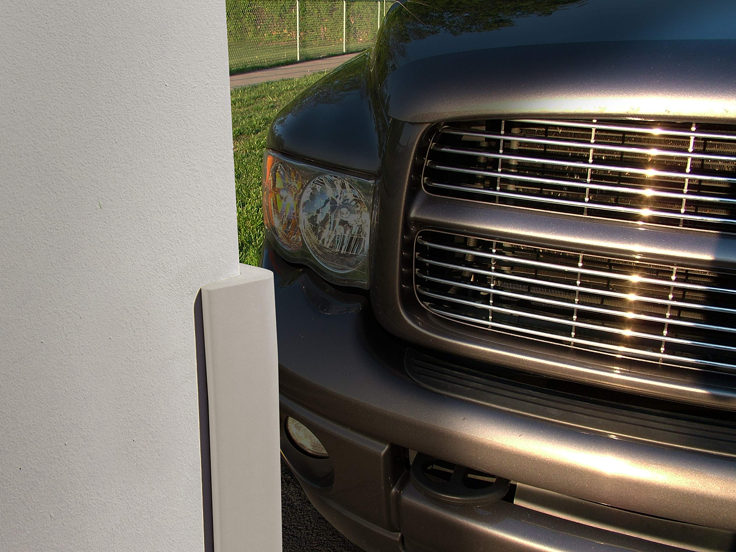 urbanhouse Corner Guard Edge Protector - Heavy Duty Foam Bumper, 24" - Neutral White, Model AUH-HG24WH