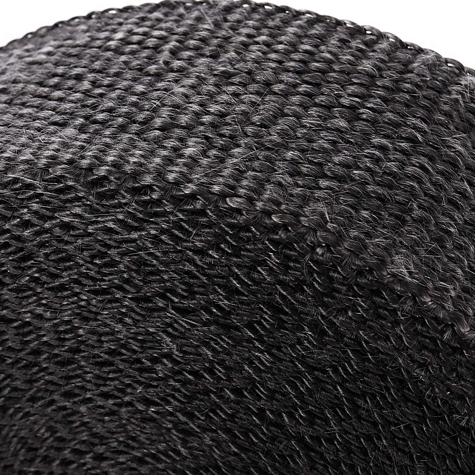 Zoenhou 2 Rolls 2 Inch X 50 Feet Exhaust Heat Header Wrap, Fiberglass Pipe Wrap With 20 Stainless Ties, Black Exhaust Heat Shield Tape For Machine Manifold Exhaust Pipes