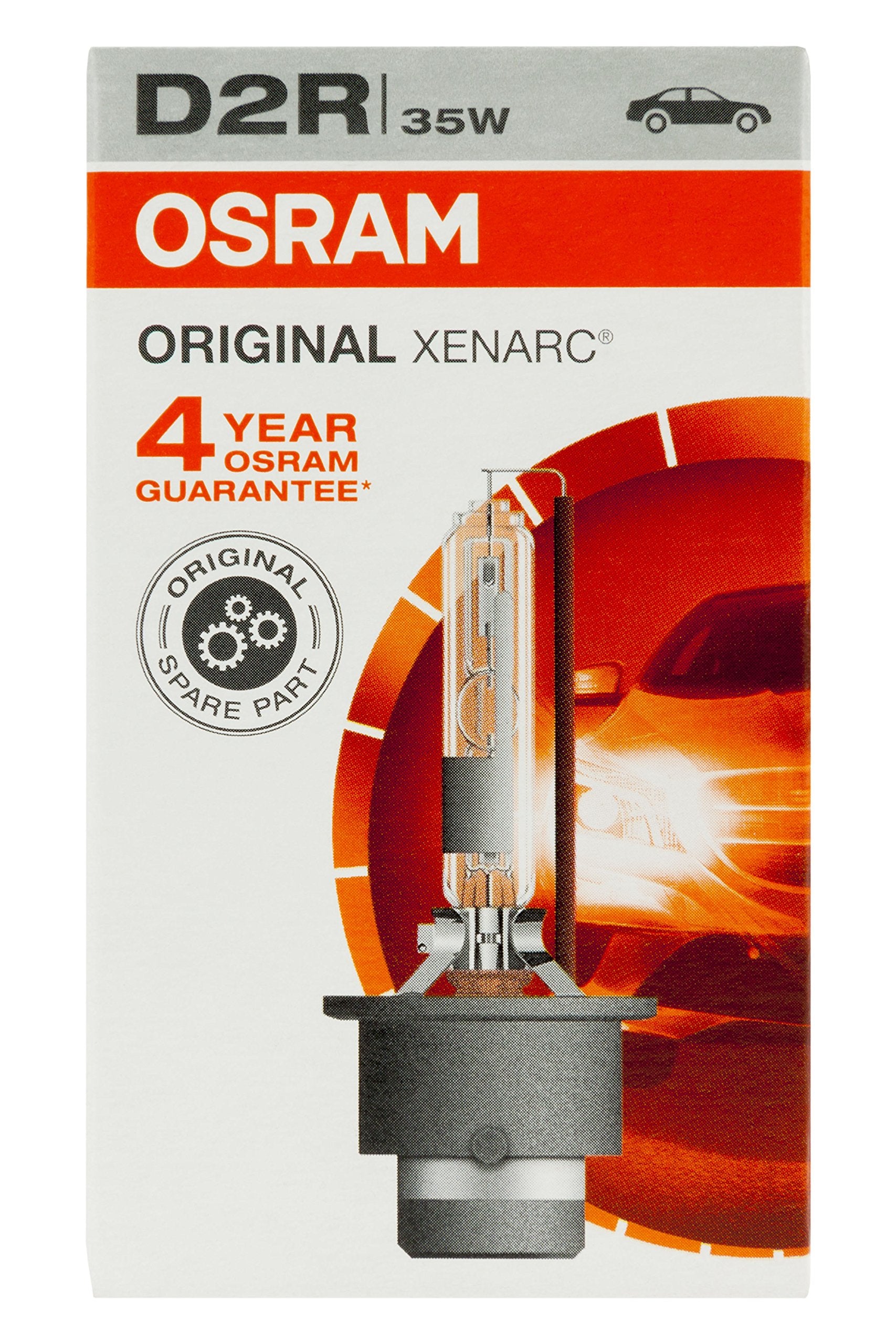 Osram Xenarc Original D2R Xenon Headlamp Bulb 66250 +100% 4150K 1 Piece In Folding Box