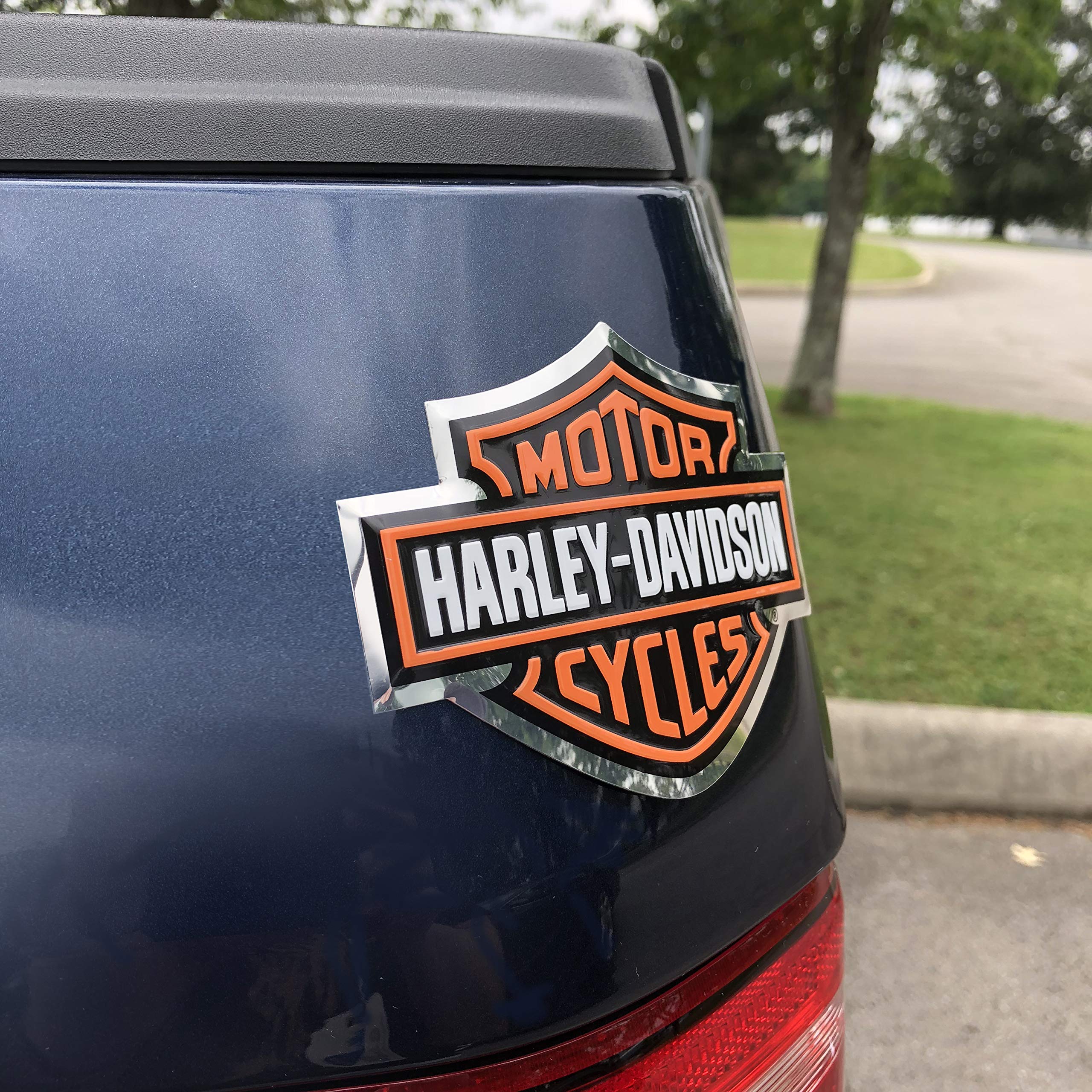 Chroma 041700 Harley Aluminum Decal, 1 Pack