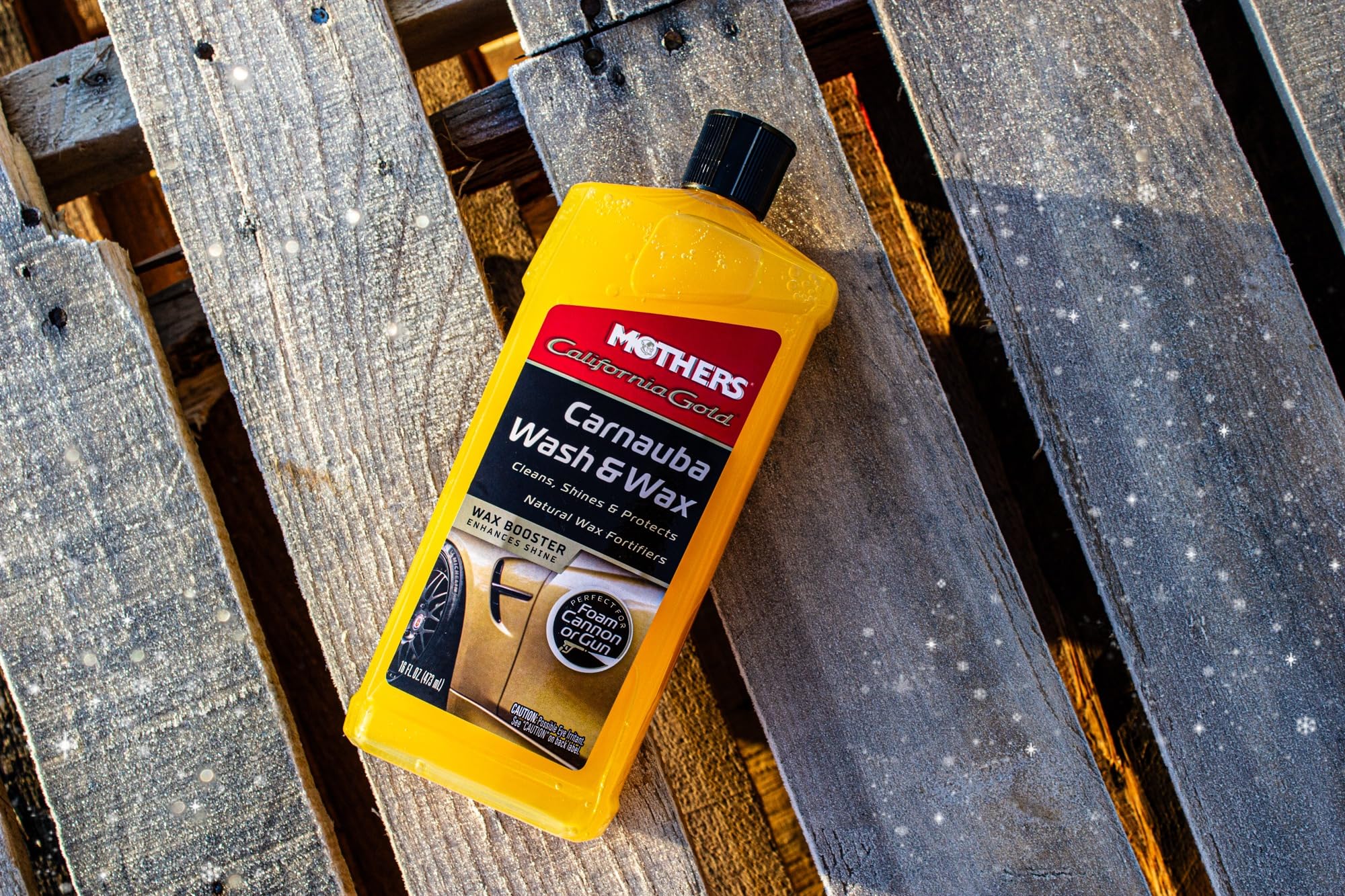 Mothers 05676 California Gold Carnauba Wash & Wax, 16 Fl. Oz.