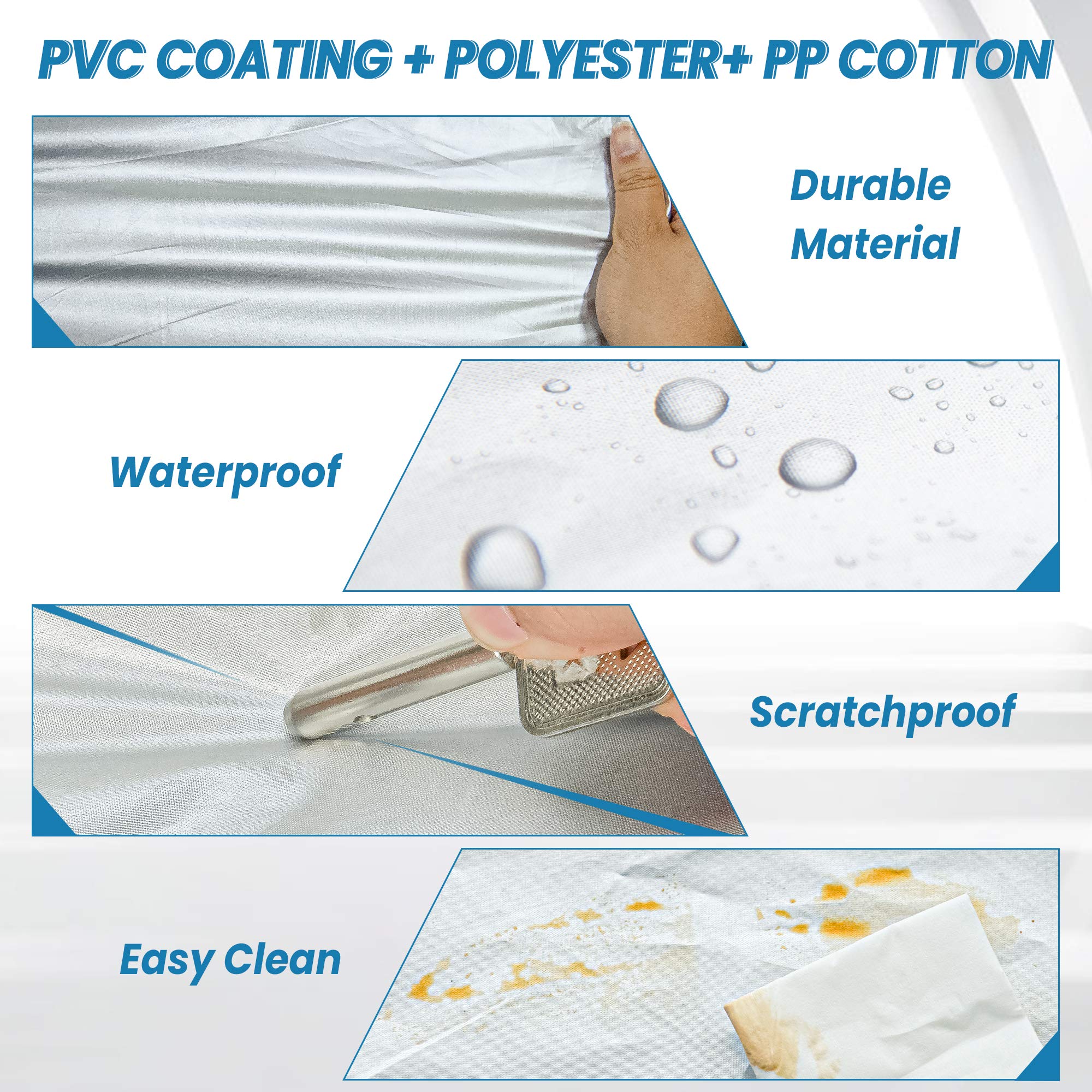 Gordita Suv Waterproof Car Covers For Automobiles All Weather Season Uv Protection Snowproof Outdoor Full Cover Universal Fit Suv Up To 190’’