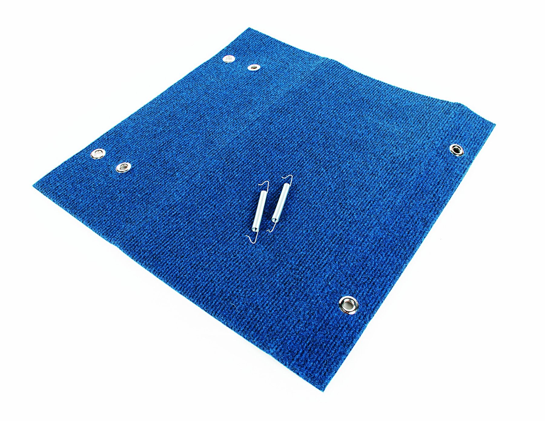 Camco Wrap Around Step Rug | Protects Your Rv From Unwanted Tracked In Dirt | Works On Electrical And Manual Rv Steps | Blue (42