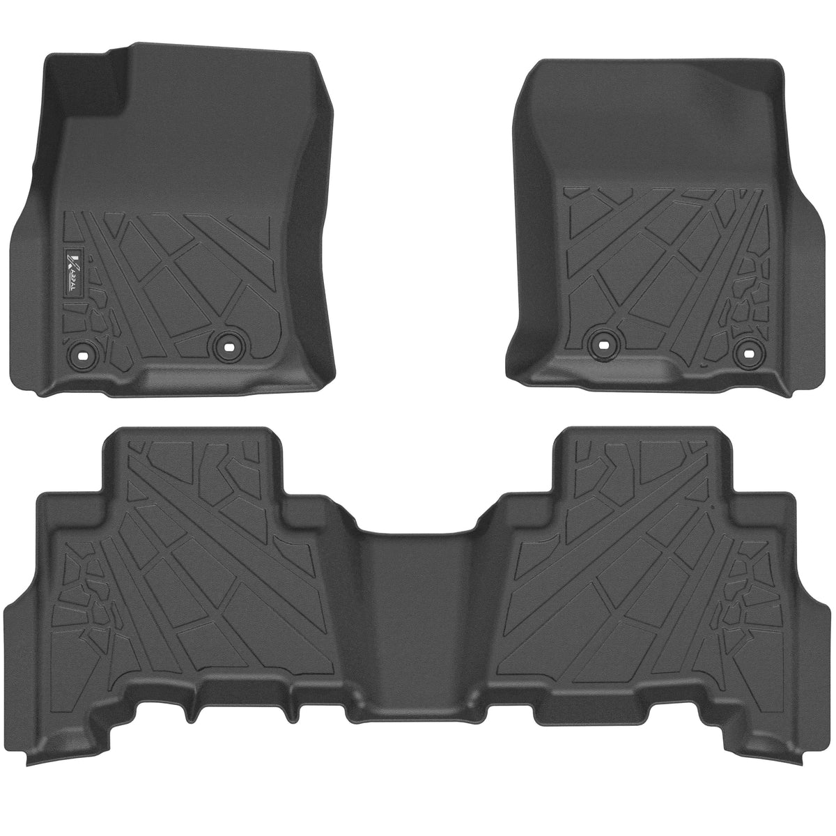 Floor Mats | Fits Toyota 4Runner 2013-2024 (Fit 7 Seats&5 Seats) & For Lexus Gx460 2014-2023 | Front & 2Nd Row, 3D Custom Fit Tp