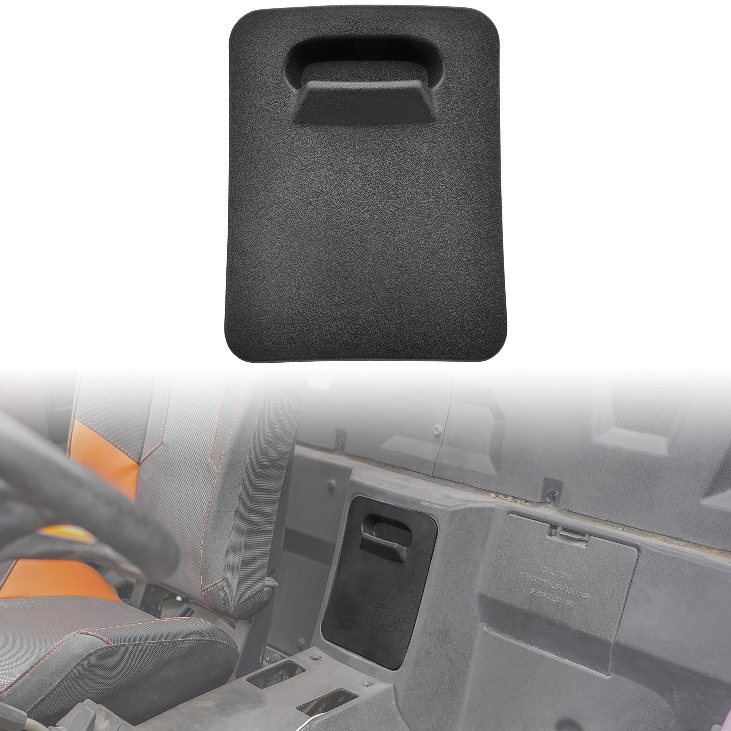 SAUTVS Black Engine Access Panel for 2014-2023 Polaris RZR 4 900, S 1000, XP 4 1000, XP Turbo, Trail S 900, Trail S 1000, Ranger