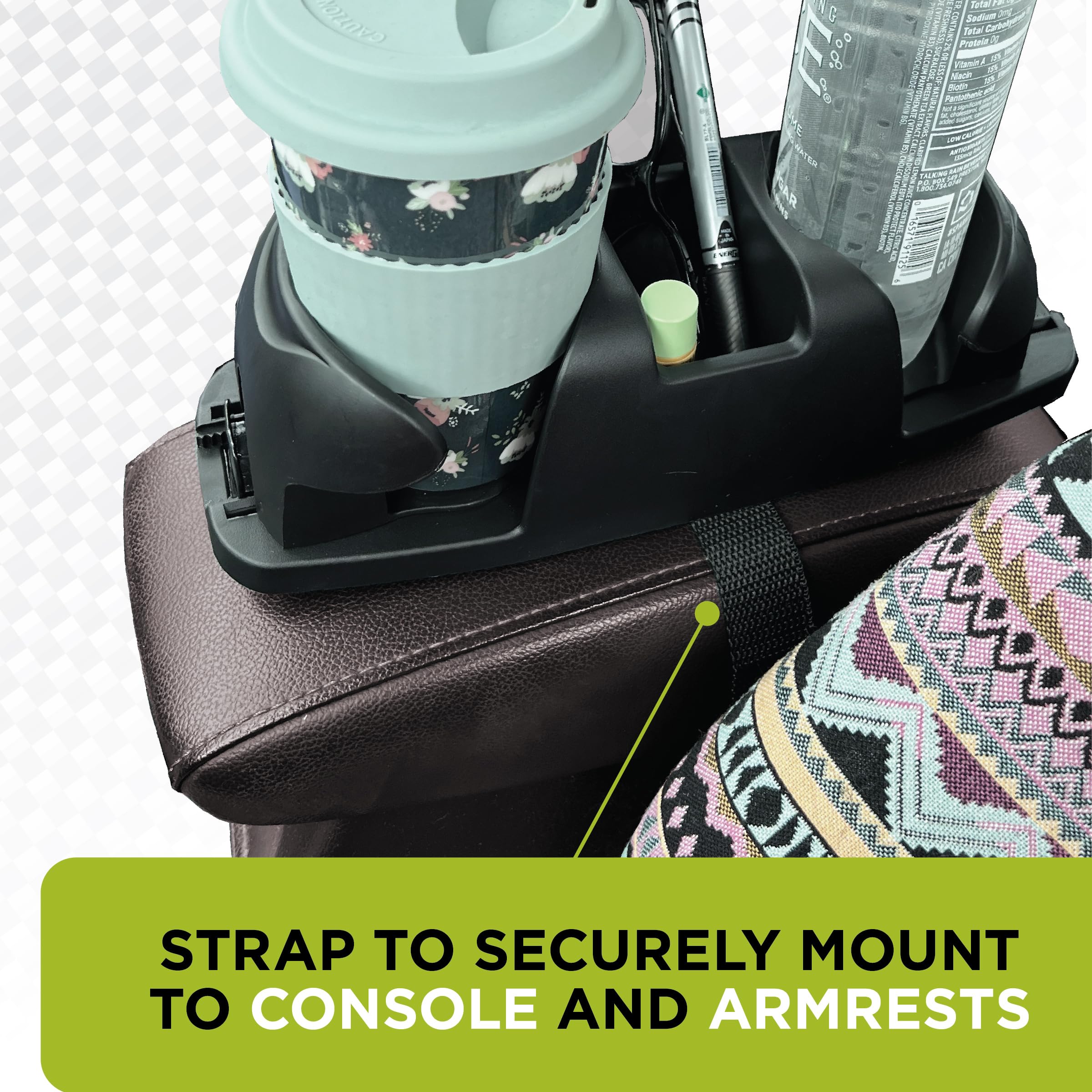 Go Gear Smt Twin Cupholder, (Black)