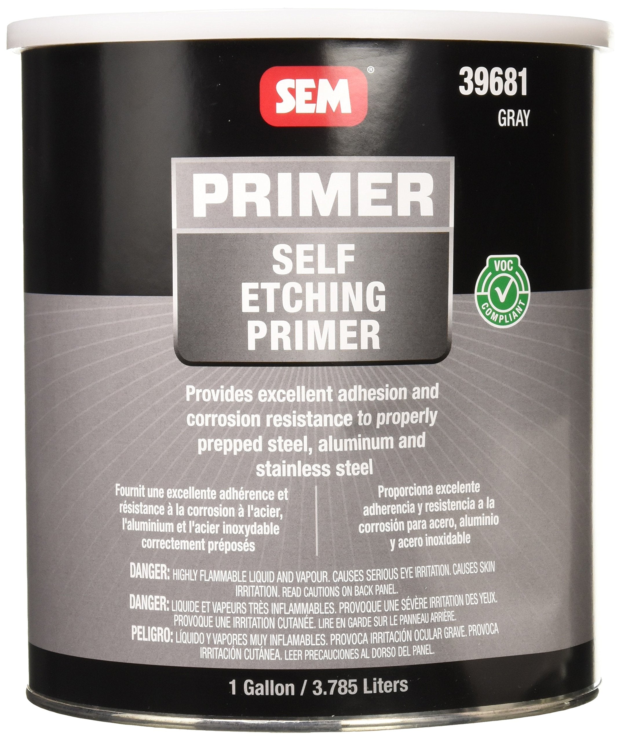 Sem 39681 Voc Grey Self Etching Primer - 1 Gallon