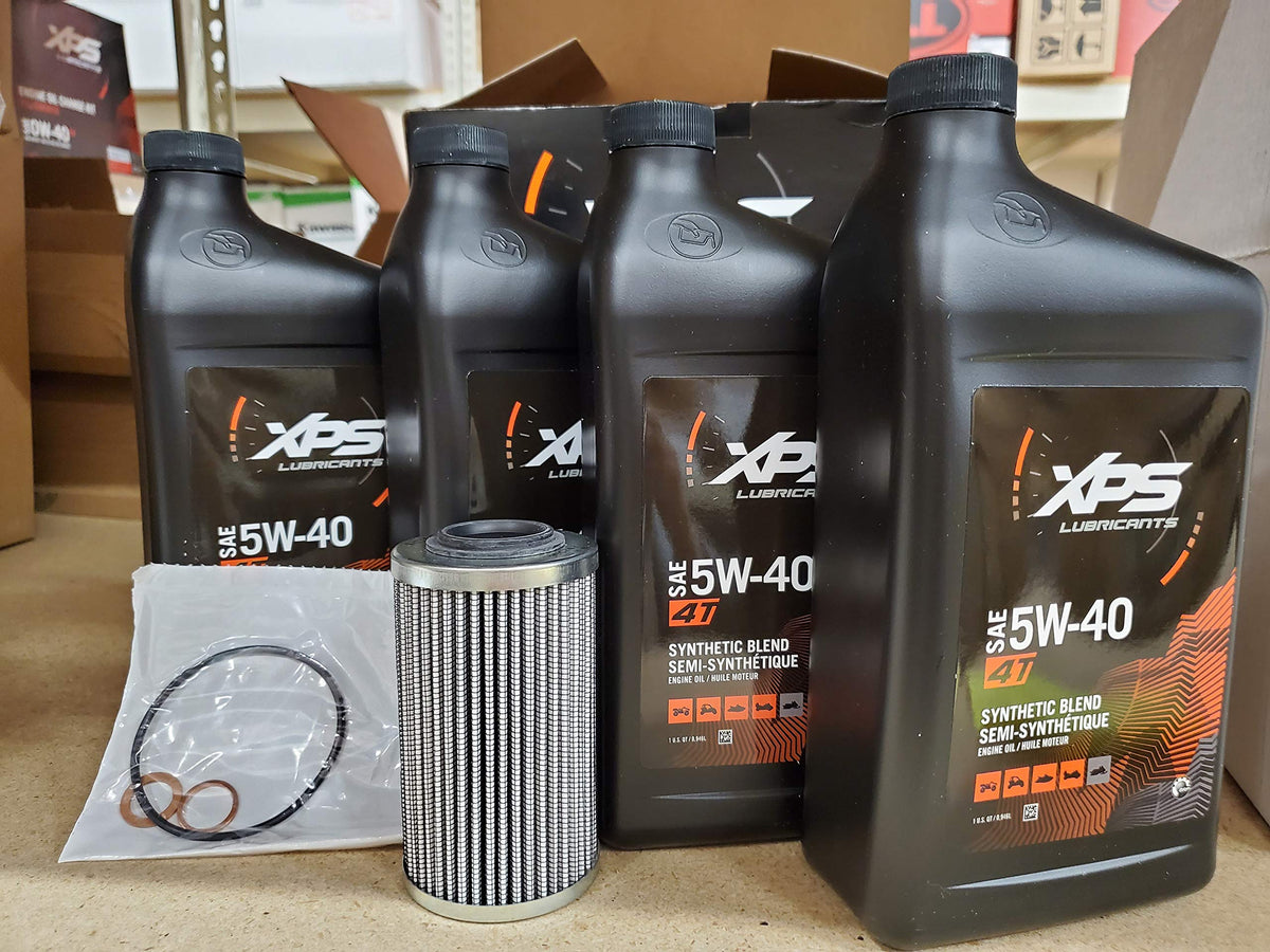 Spyder New Oem Spyder Oil Change Kit 5W40, 779247