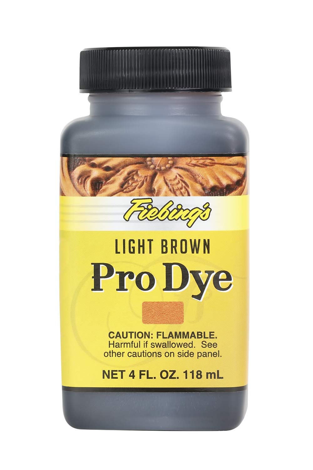 Fiebing'S Pro Dye Light Brown, 4 Oz. - Penetrating & Permanent Professional Oil Leather Dye