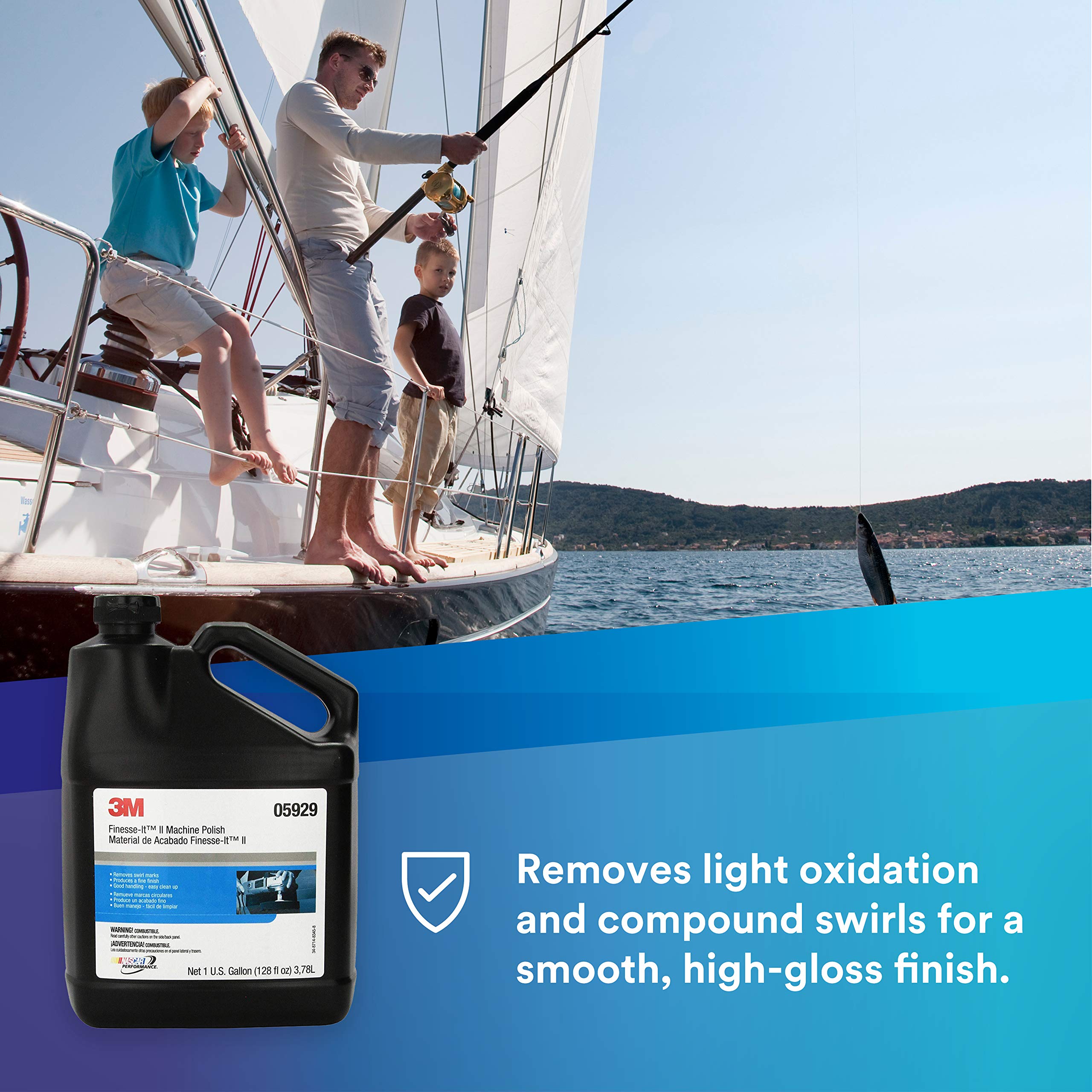 3M Finesse-It Ii Machine Polish, 05929, 1 Gal