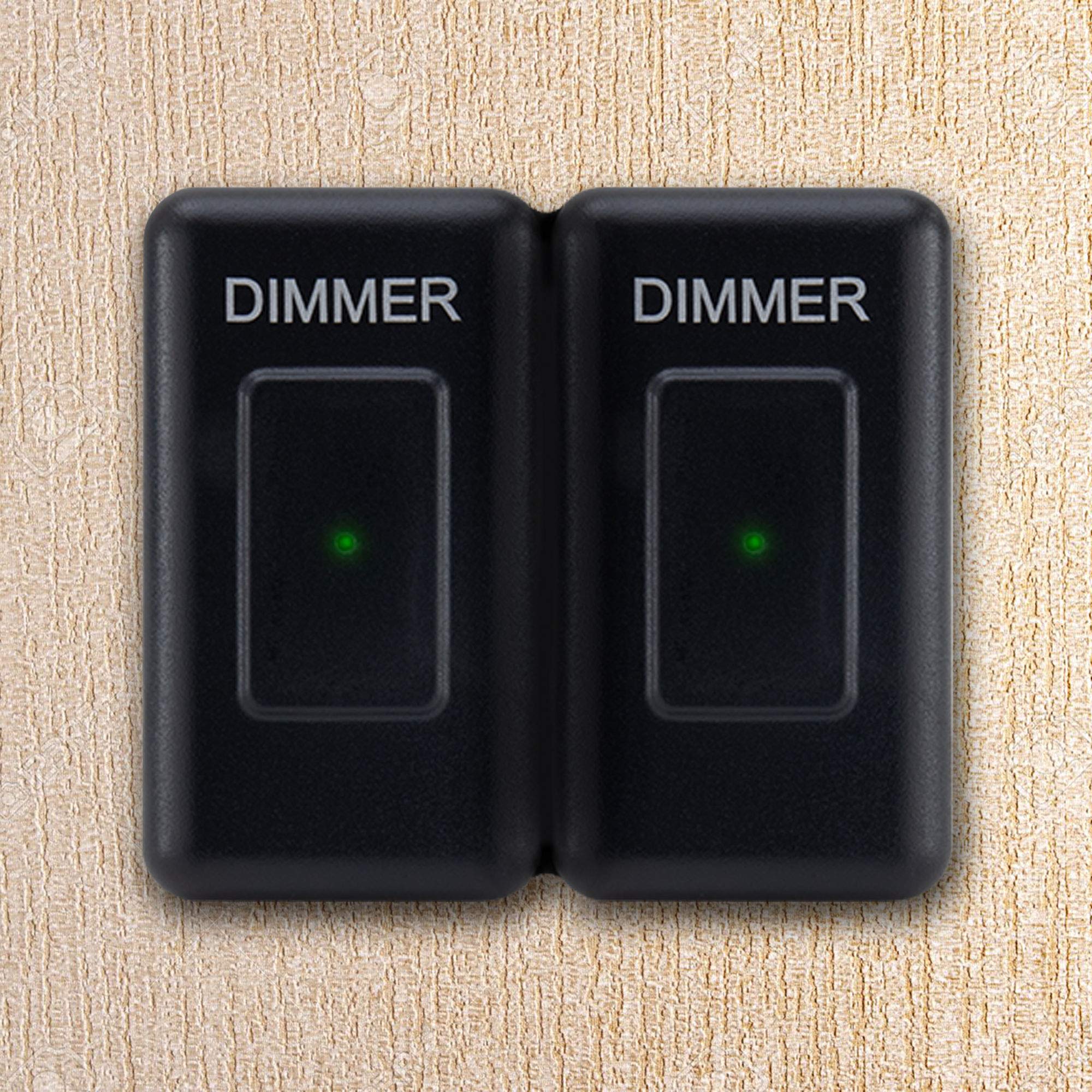 Recpro Dimmer Switch | Rv 12V Touch Dimmer Switch | Compatible With Led, Incandescent, Or Halogen Bulbs (Double)