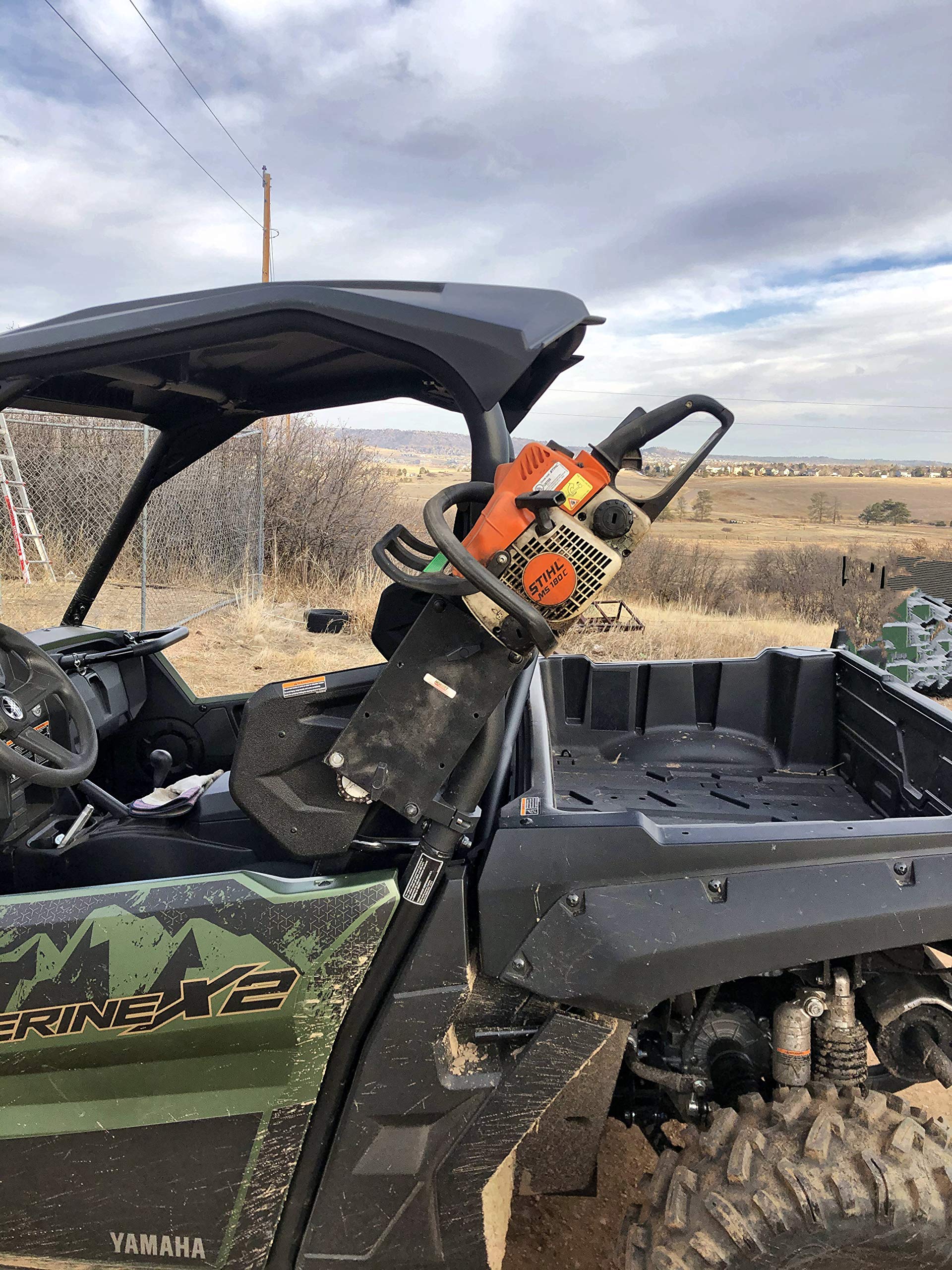 Utv Roll Bar Chainsaw Mount Fits Yamaha, Honda, Polaris, Can Am And All Round Roll Bars 1 ' To 2' Rcm-3012 Hornet Outdoors