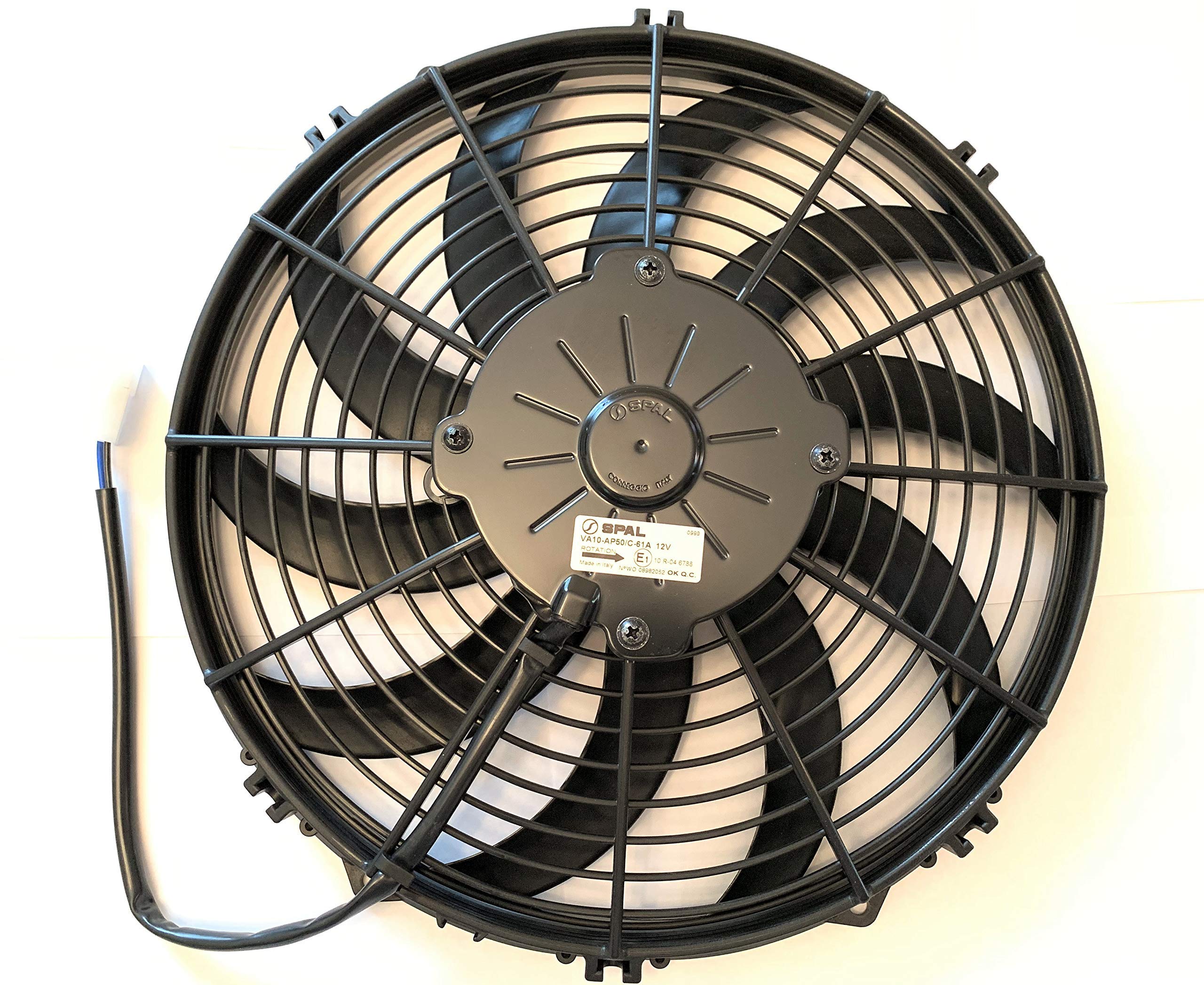 Spal 30101522 12'' Fan Puller Curved Blades 12 Volt High-Performance 1226 Cfm Va10-Ap50/C-61A