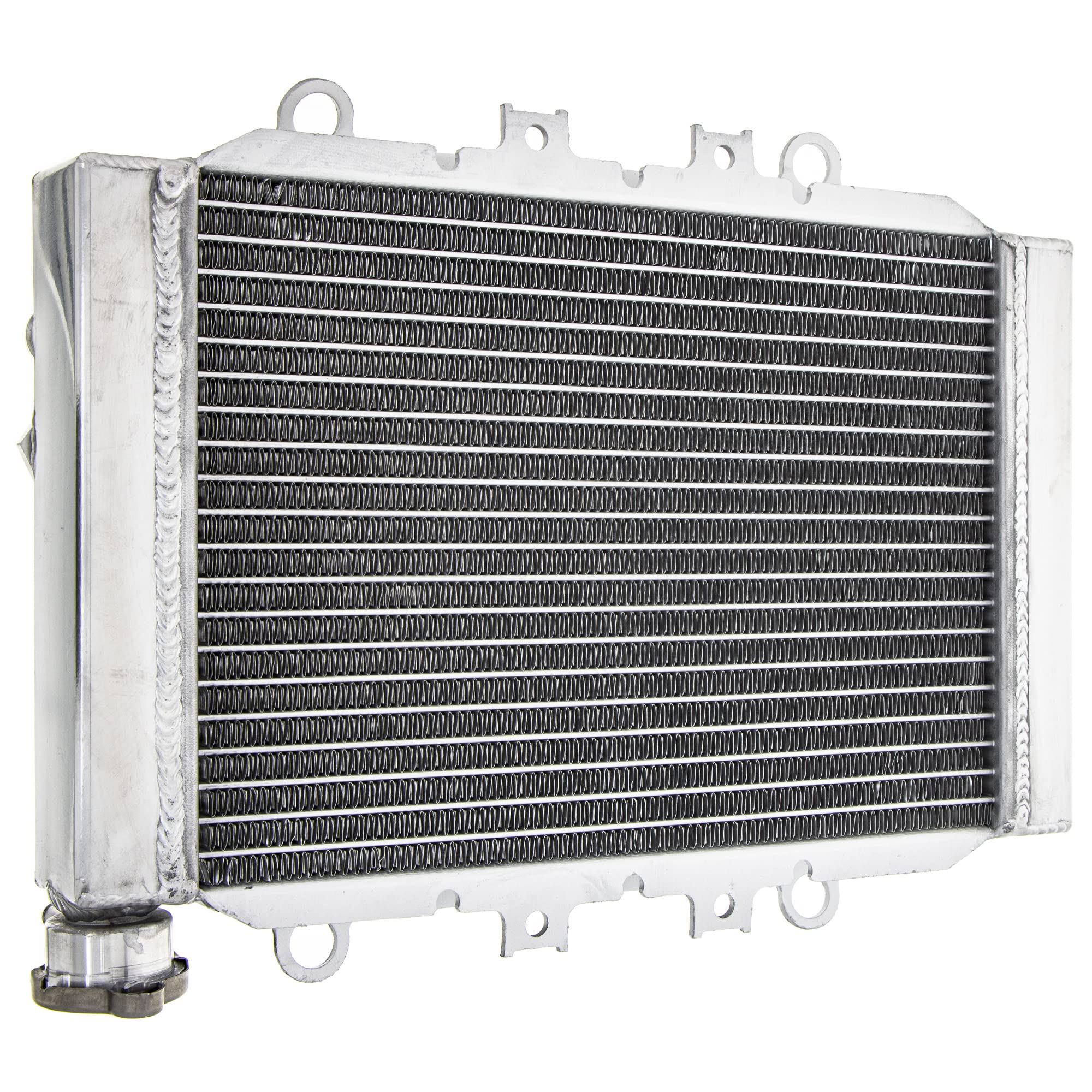 Niche Radiator For Yamaha Grizzly Kodiak 400 450 5Nd-E240A-01 2 Row With Cap