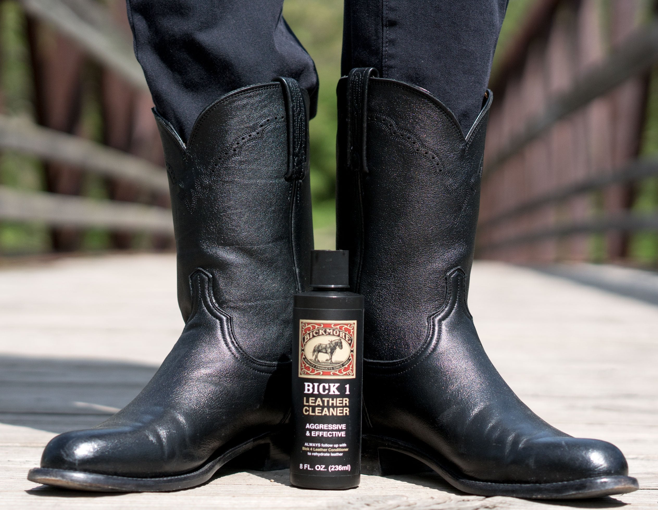 Bickmore Bick 1 Leather Cleaner 8 Oz - Clean Dirt, Oil, Sweat, Salt, And Water Stains From All Colored, White, And Black Leather