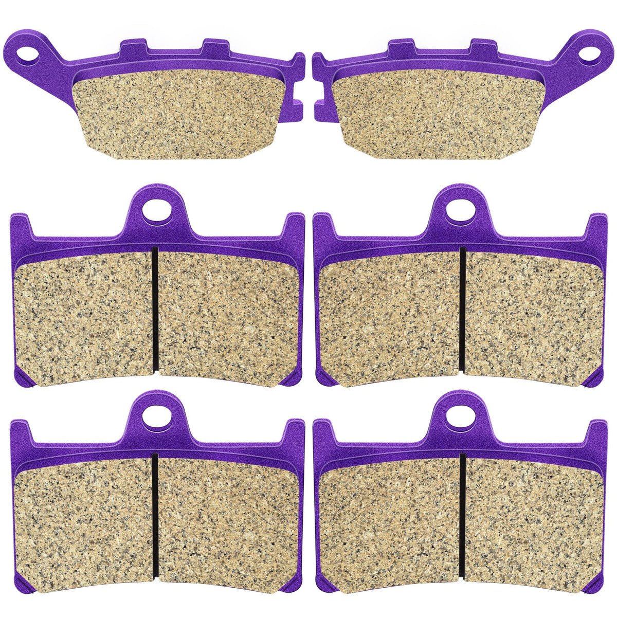 Eccpp Brake Pads For Yamaha Fz1 Fz6 Fz8 Yzf R1 R6 R6S Yzf600R, Fa380 Fa174 Front+Rear Replacement Brake Pads