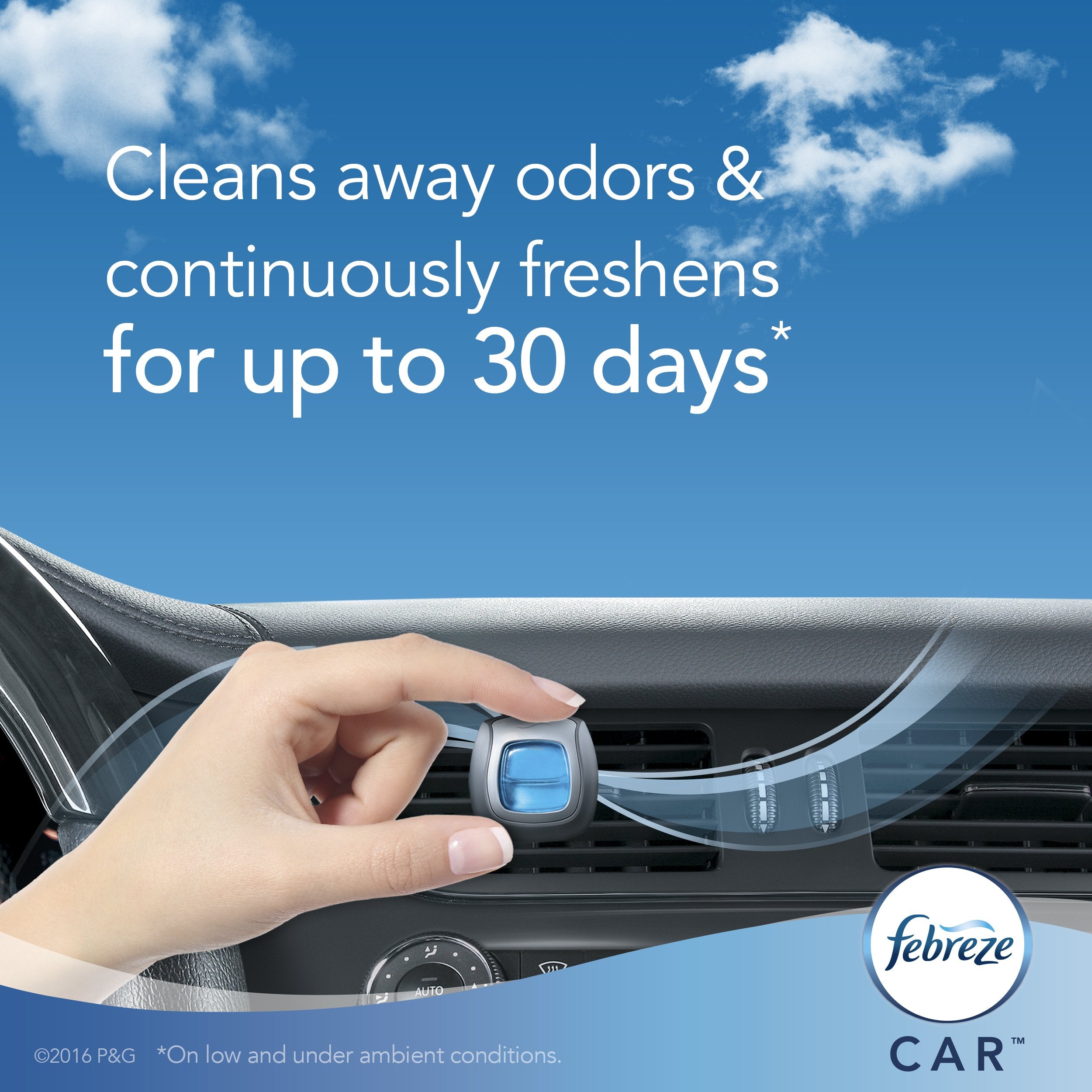 Febreze Car Vent Clip with Downy April Fresh Scent