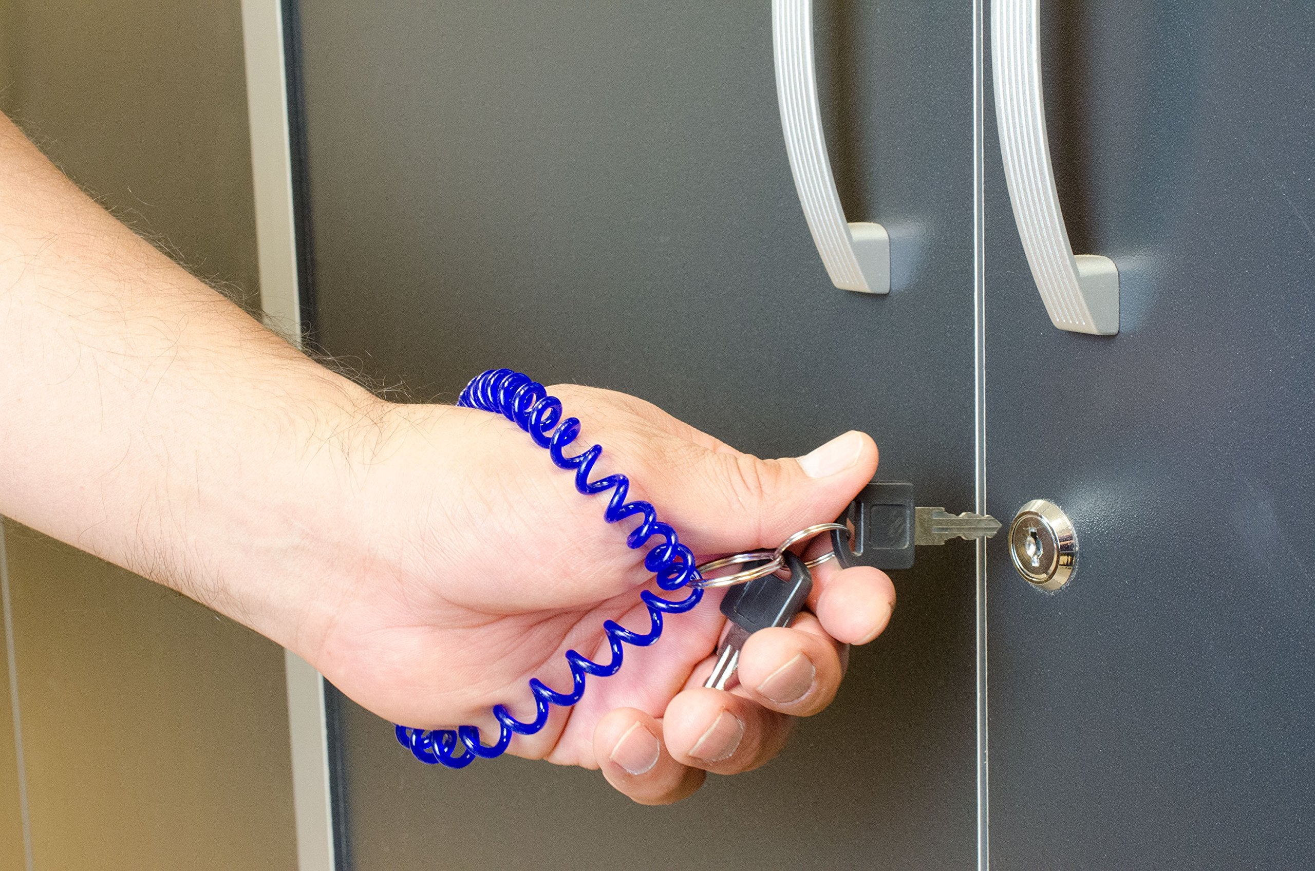 Custom Accessories 37758 Wrist Coil Key Chain, (Pack Of 2)