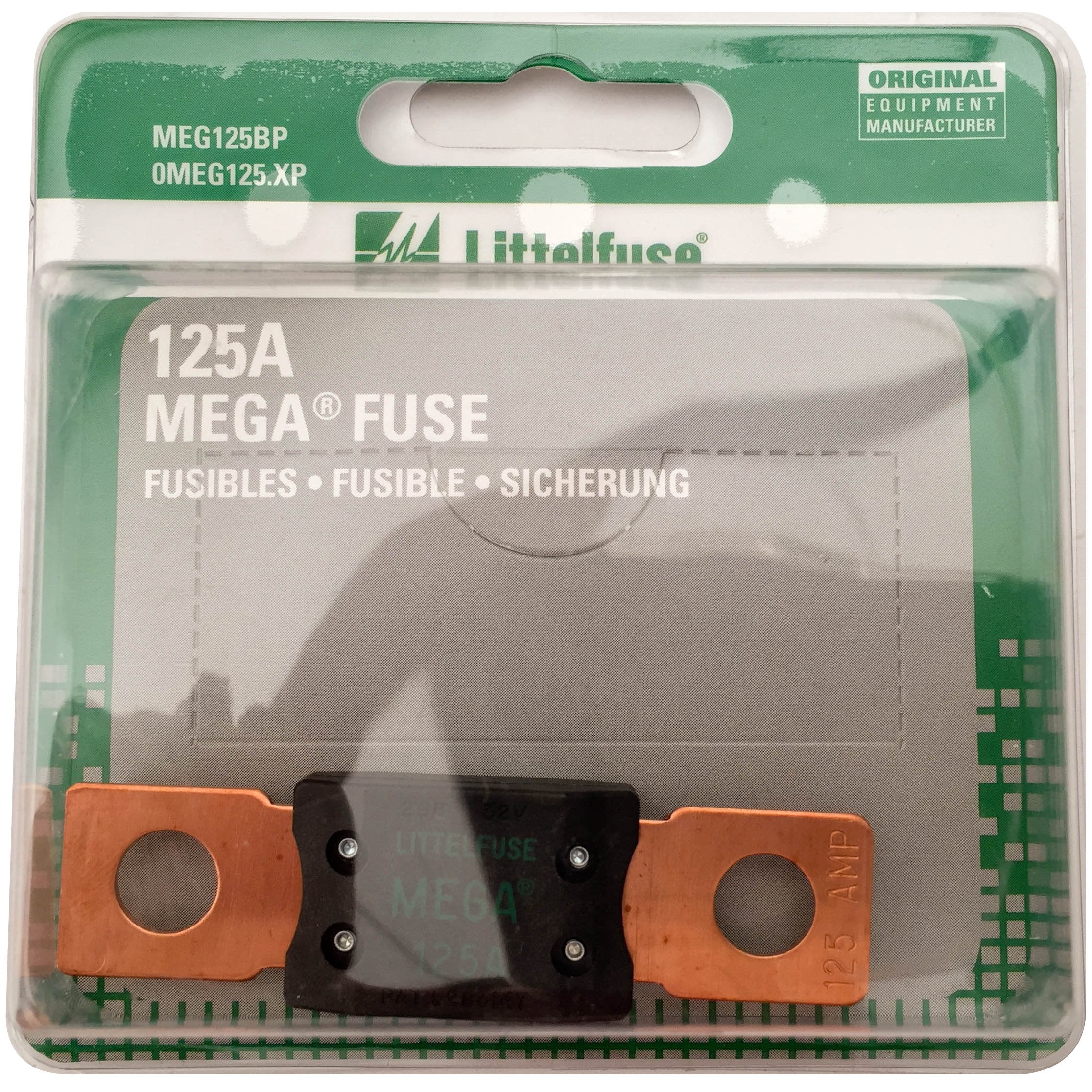 Fuse - Mega 32V, 125A, 1 Pc Card