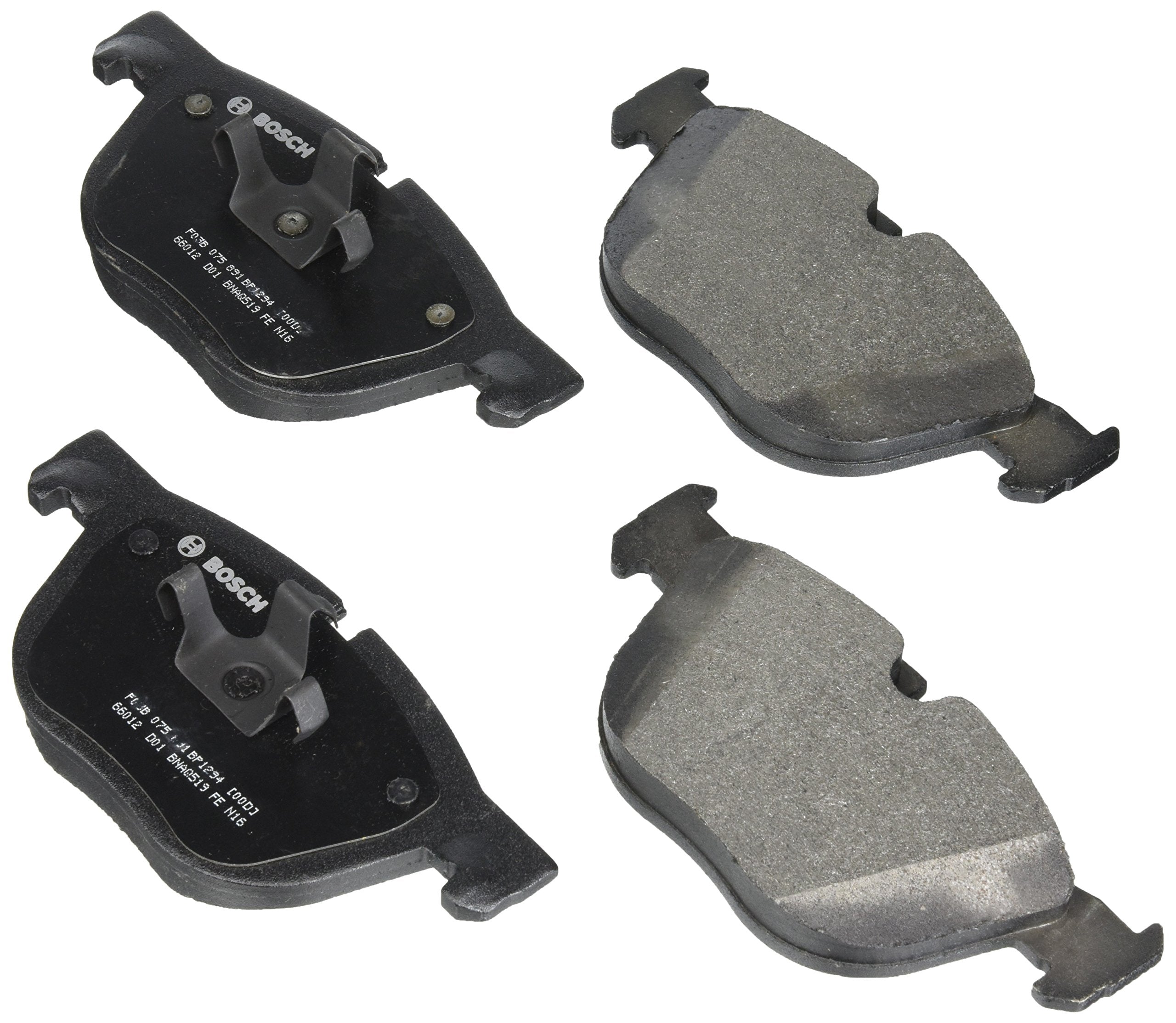 BOSCH BP1294 QuietCast Premium Semi-Metallic Disc Brake Pad Set - Compatible with Select BMW X4, X5, X6; FRONT