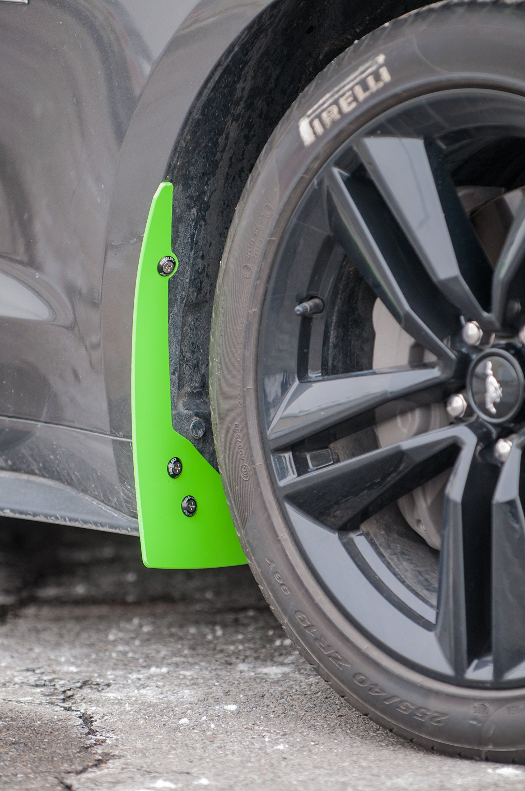 RokBlokz Splash Guards for 2015-2019 Compatible with Ford Mustang - Rock Guards Fit V6 - Ecoboost - and GT Models (Not GT350/500