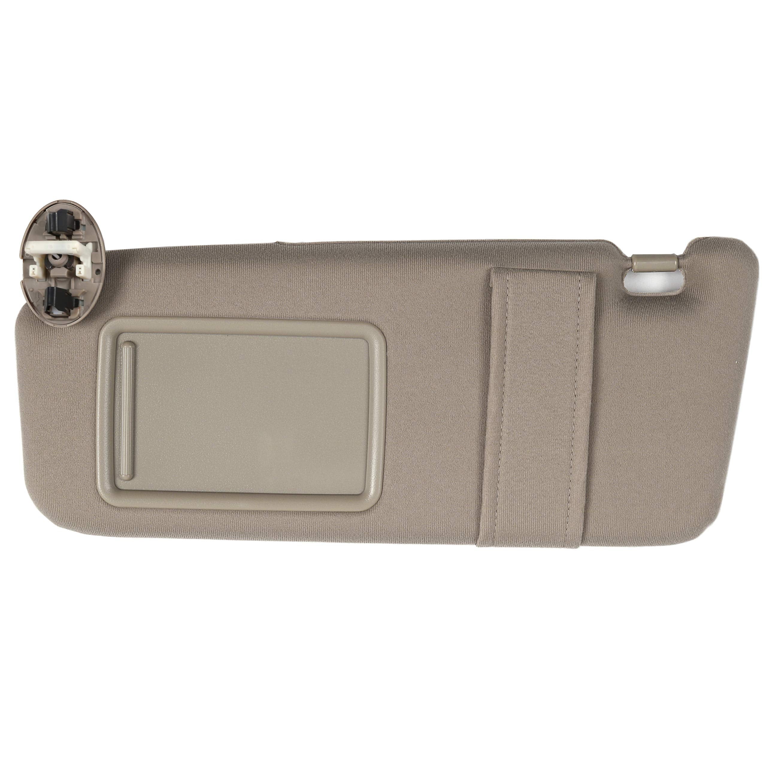 Ezzy Auto Beige Left Driver Side Sun Visor fit for Camry with Sunroof and Light 2007 2008 2009 2010 2011