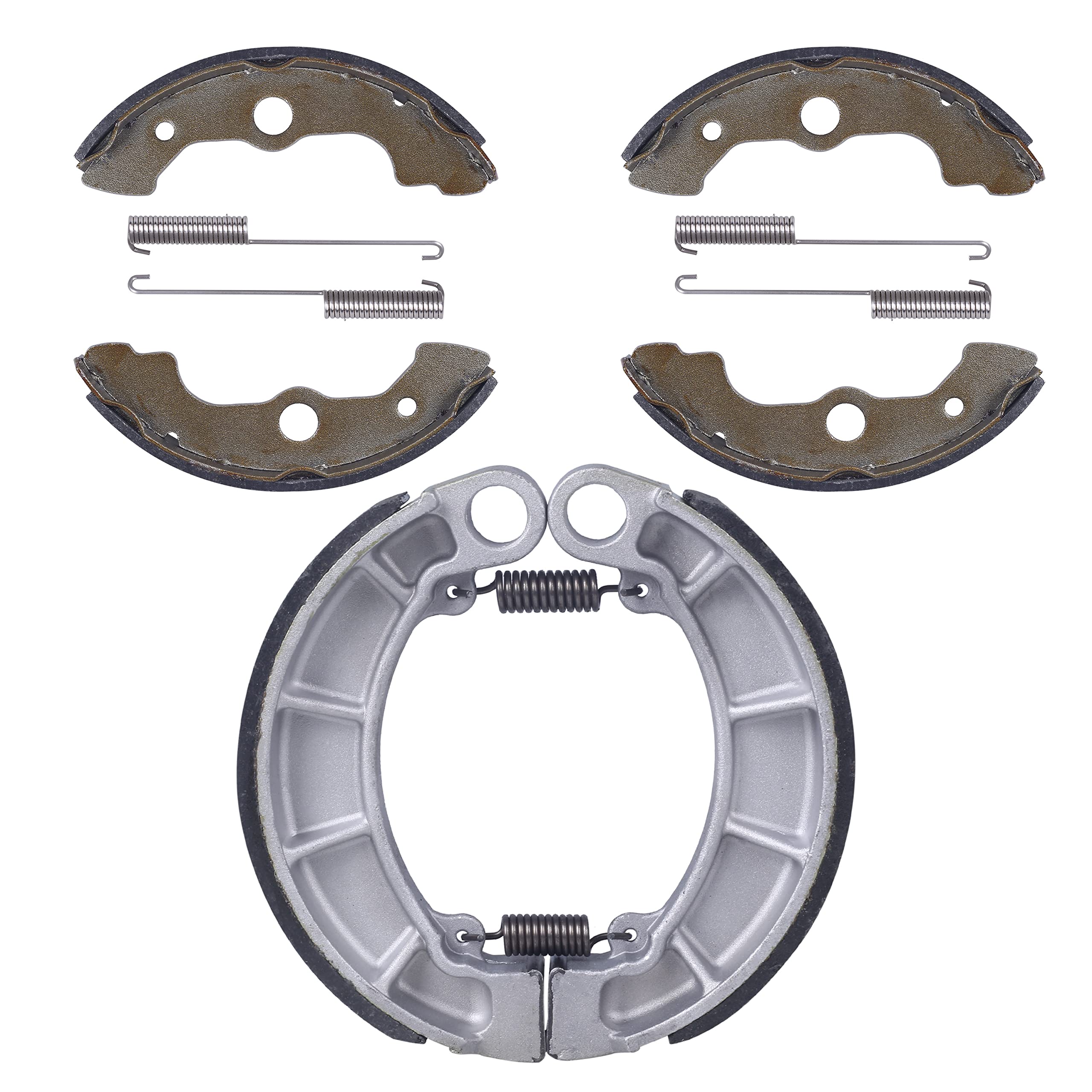 Front & Rear Brake Shoes for Honda Rancher 350 2000-2006/ Honda Rancher 400 2004-2007/Honda Foreman 400 1995-2003/Honda Foreman