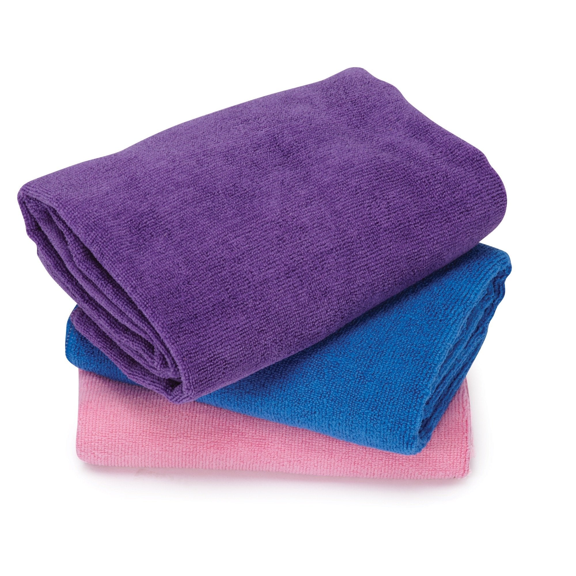 Top Performance Microfiber Towels — Convenient, Brightly Colored Towels for Drying Pets After Bathing - 36&quot;, 3-Pack