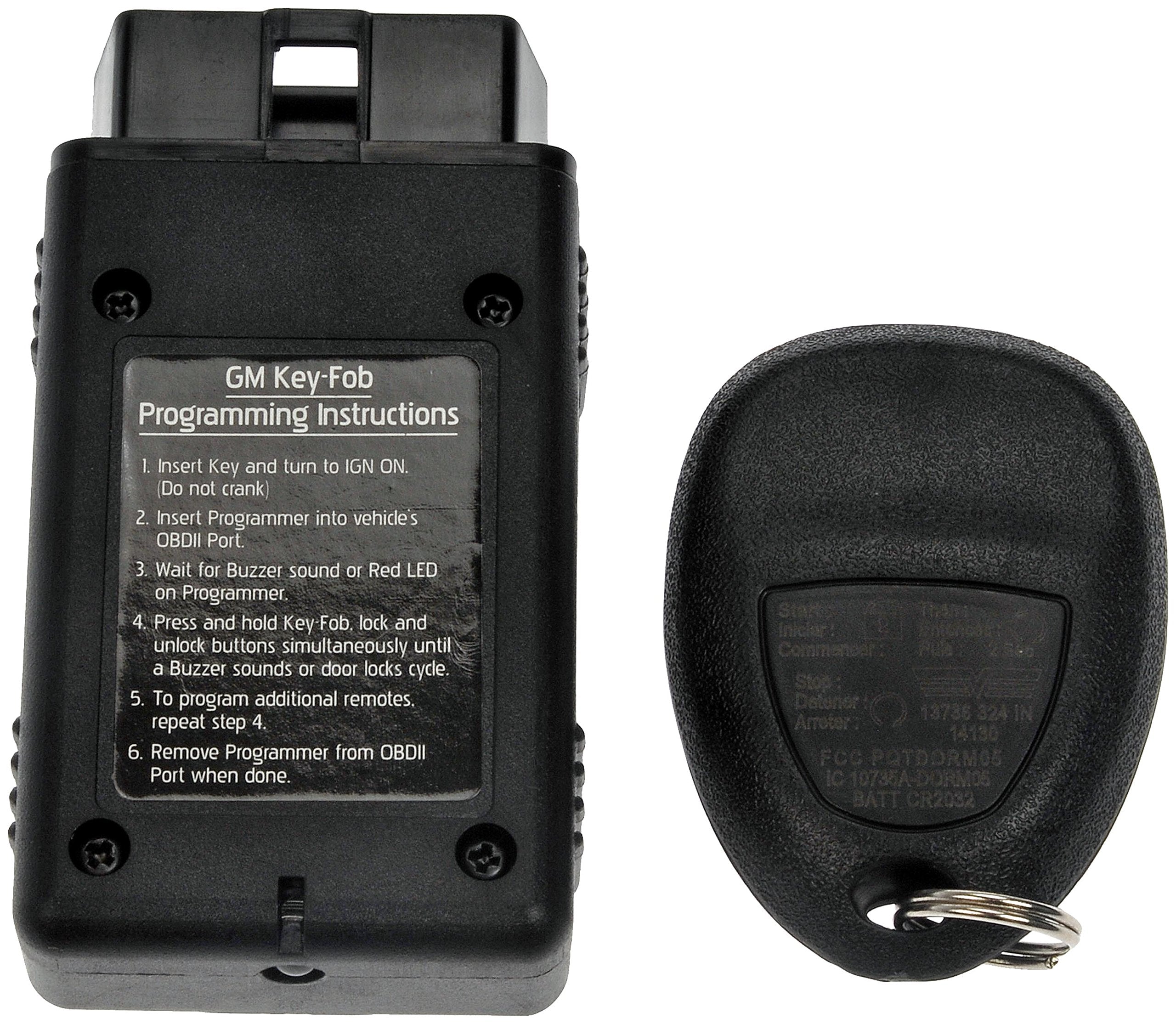 Dorman 13736 Keyless Entry Remote 4 Button Compatible With Select Models (Oe Fix), Black